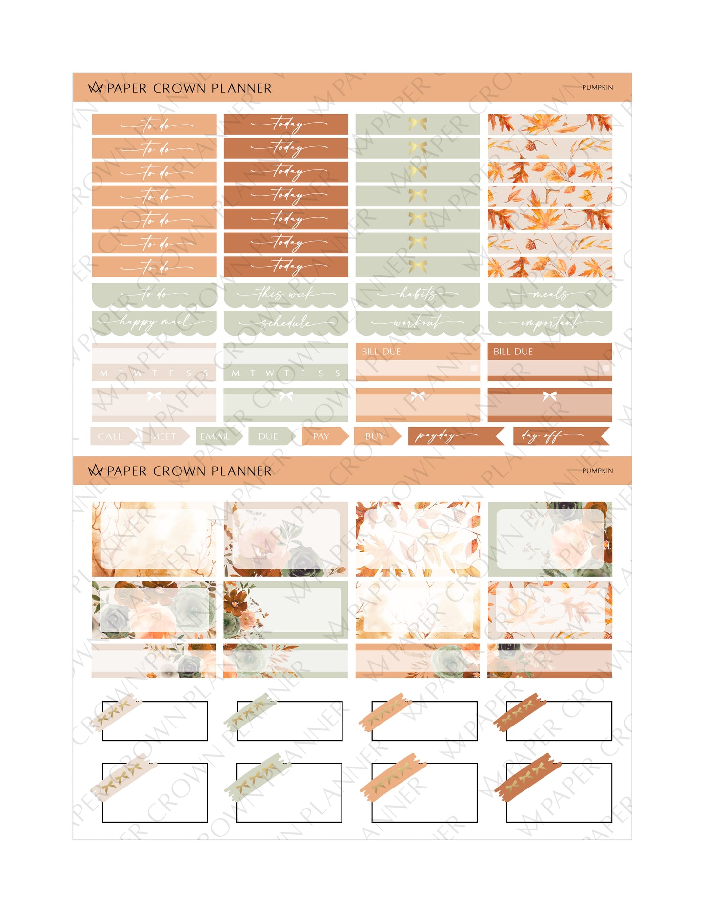 PUMPKIN // Weekly Kit