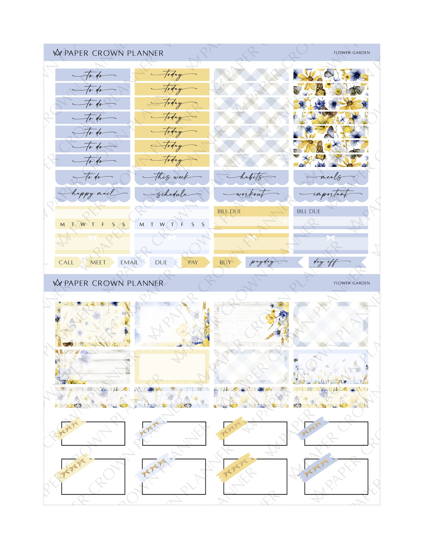 FLOWER GARDEN // Weekly Kit