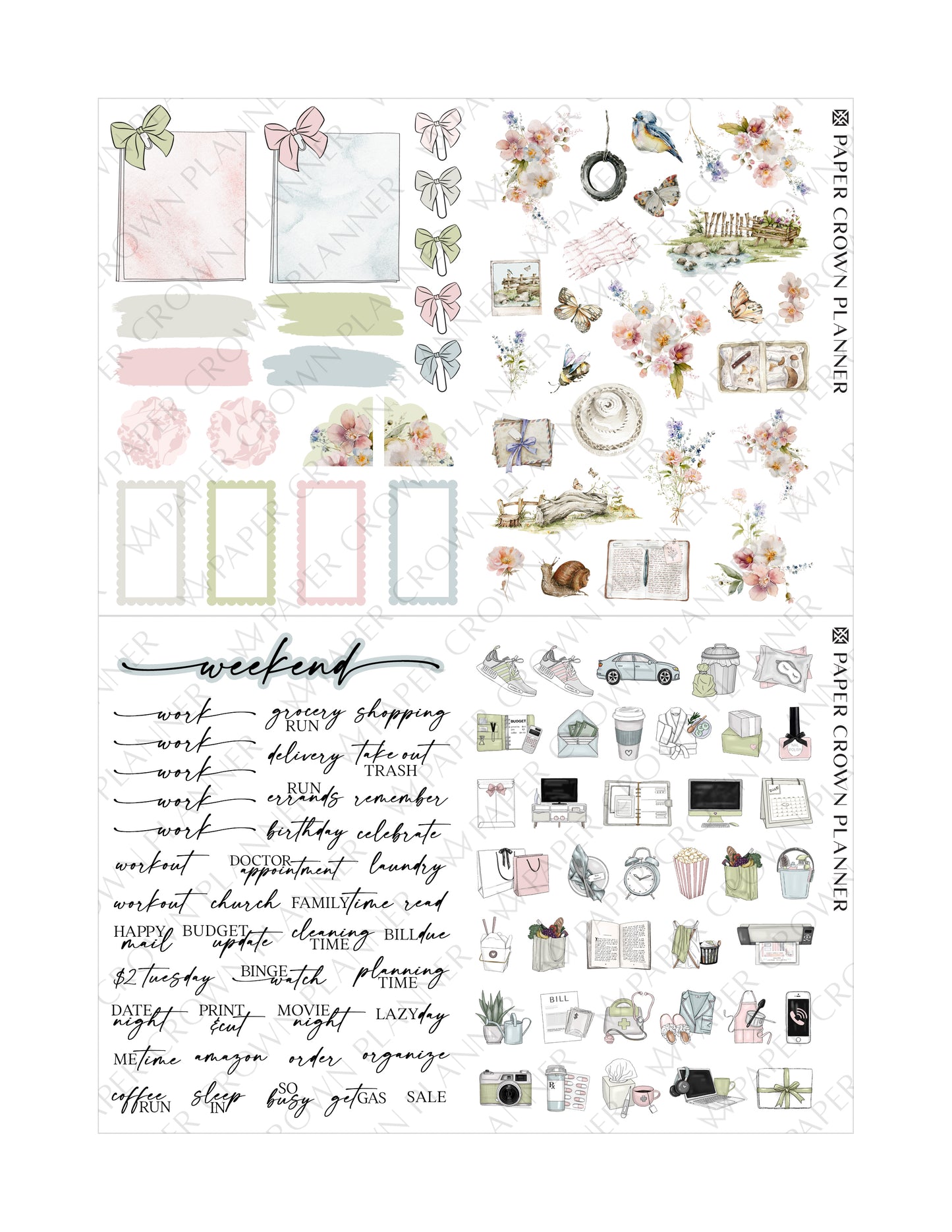 WHIMSICAL GARDEN // Weekly Kit