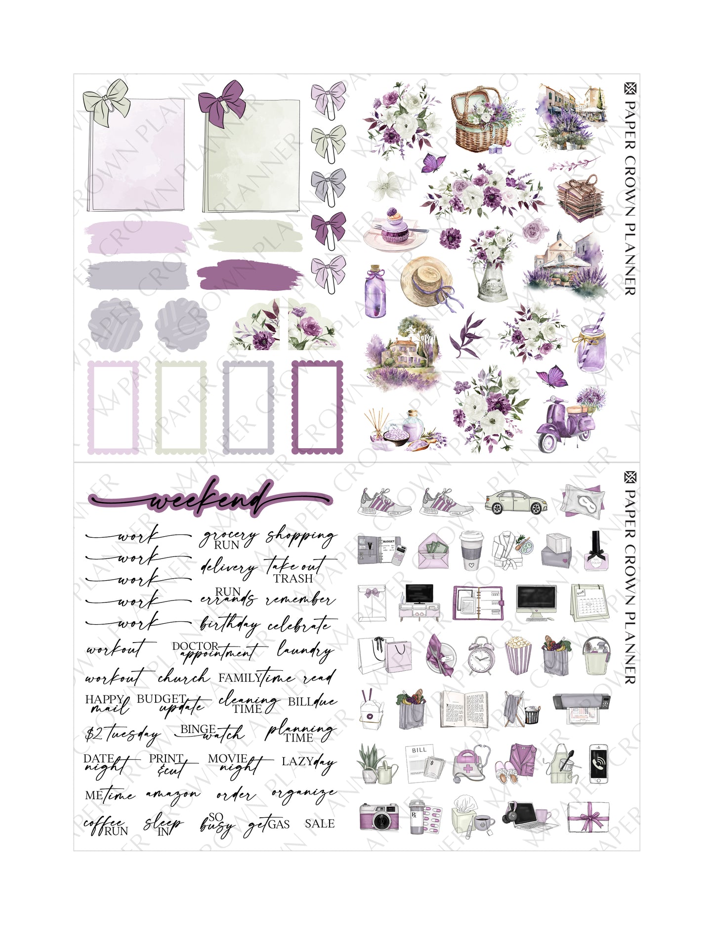LAVENDER // Weekly kit