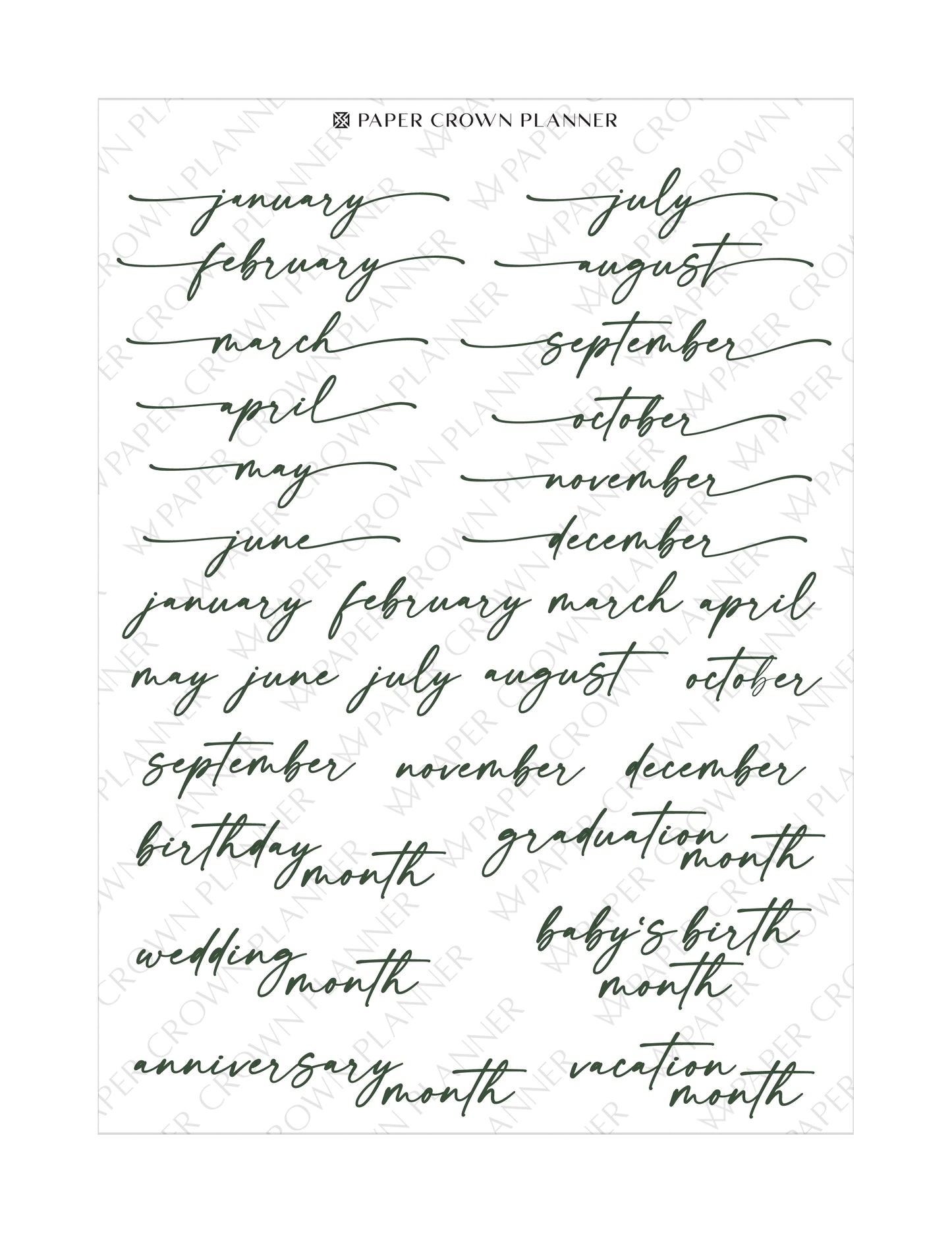 MARCH // Monthly Kit