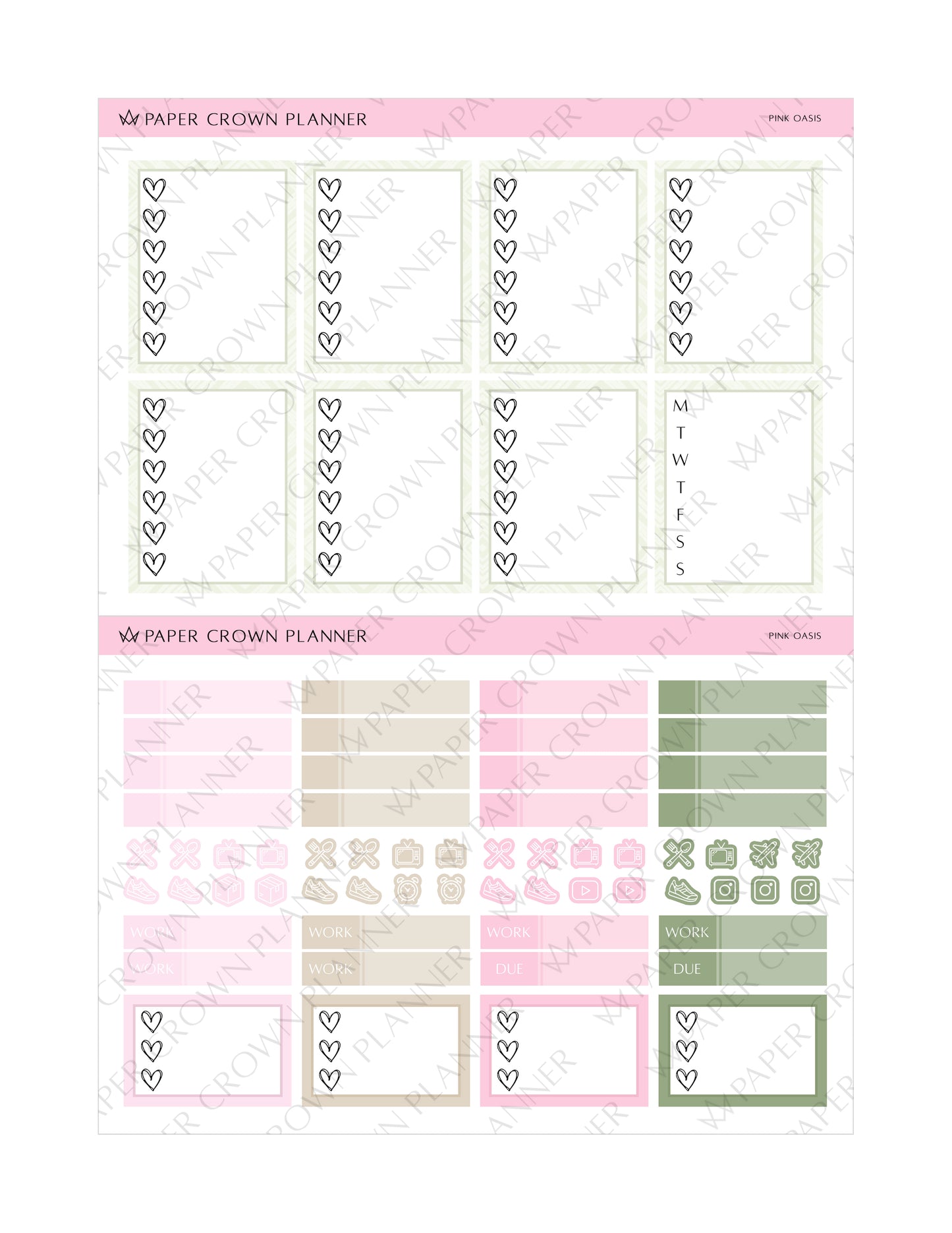 PINK OASIS // Weekly Kit