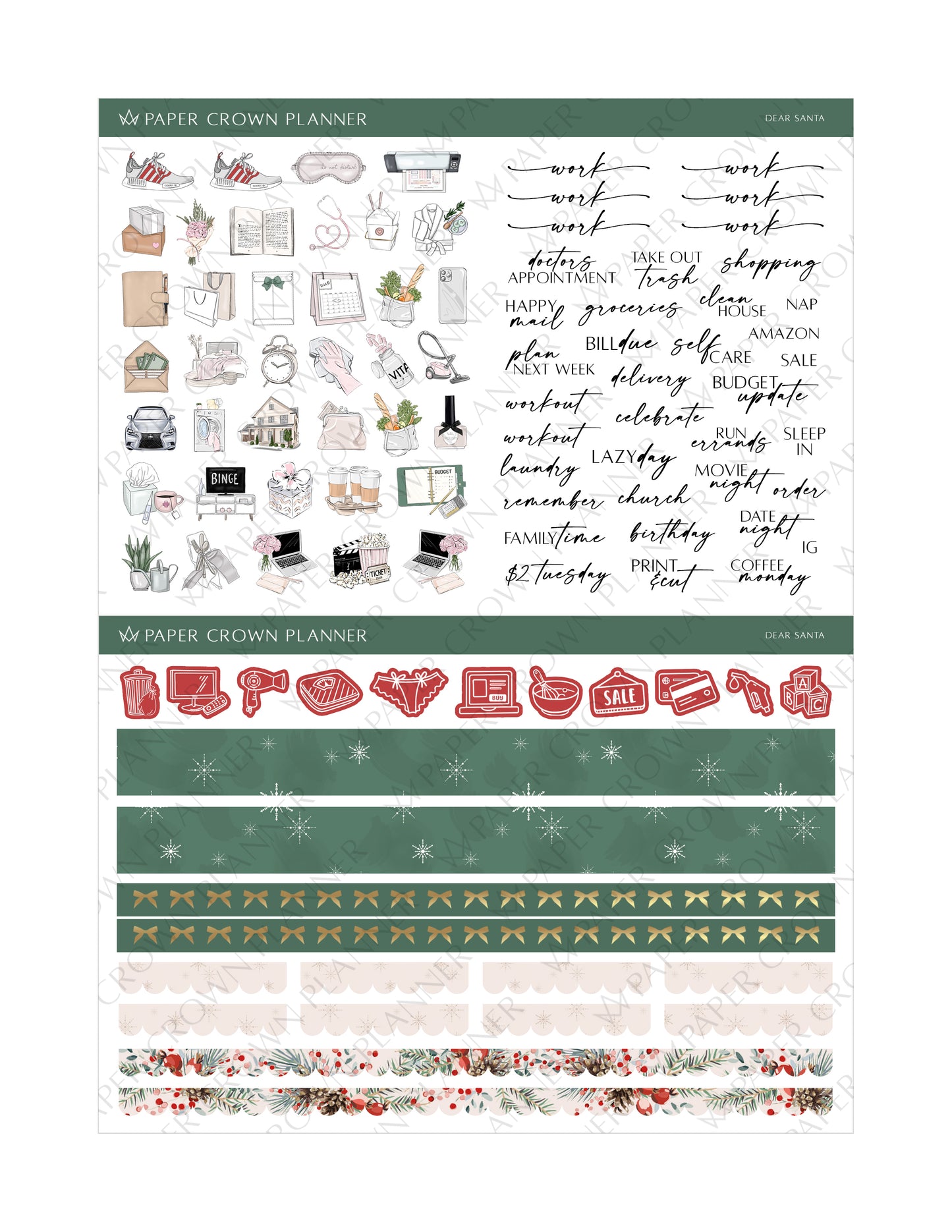 DEAR SANTA // Weekly Kit