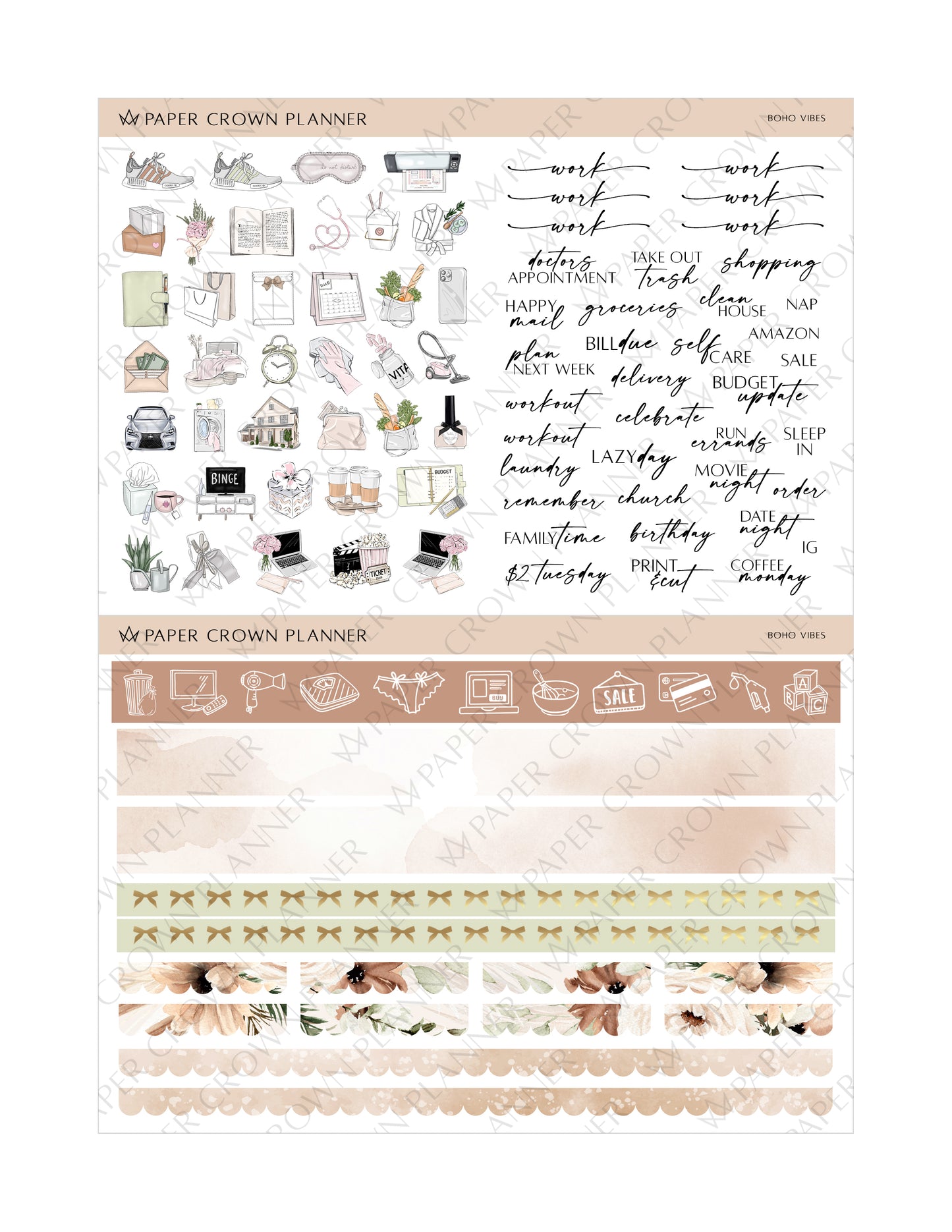BOHO VIBES // Weekly Kit