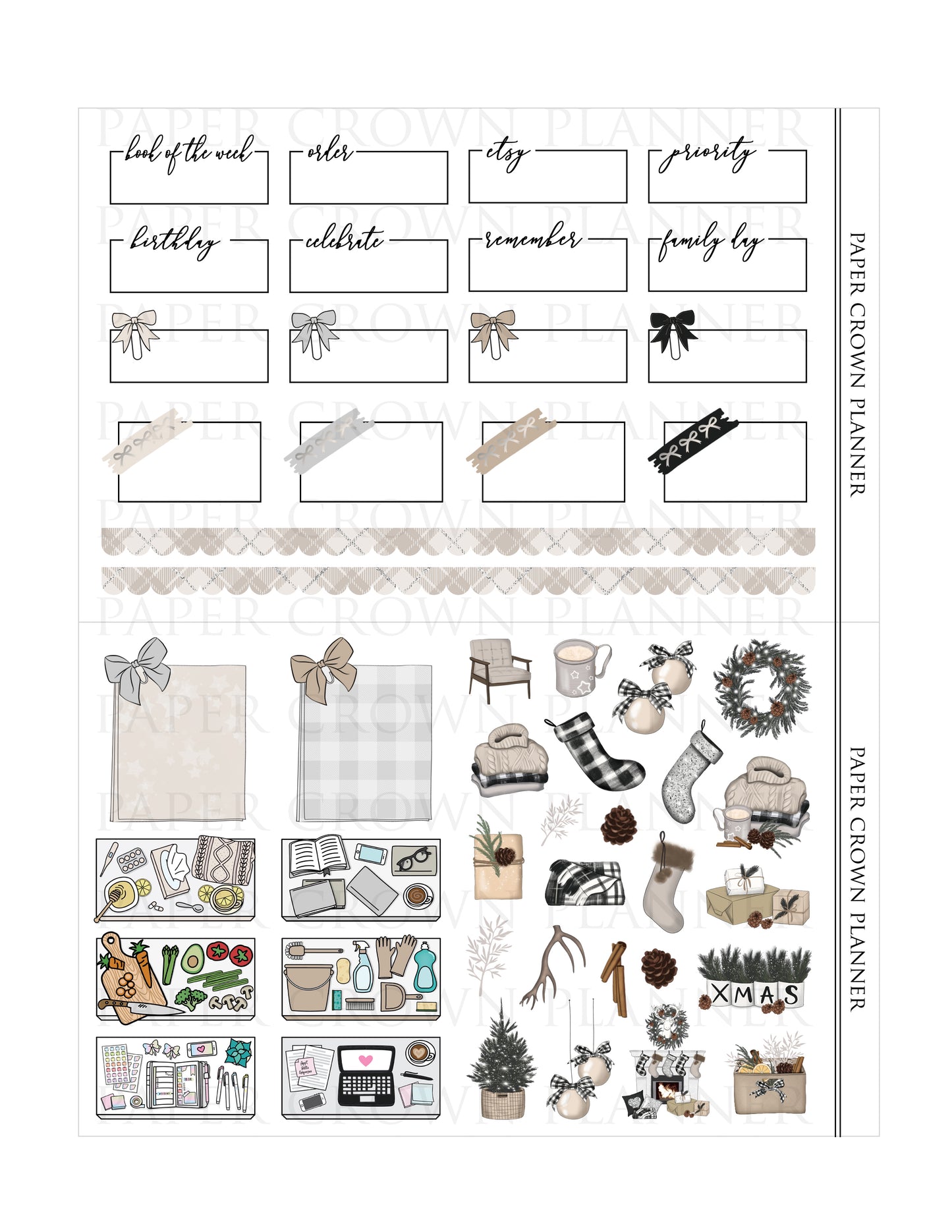 PLAID CHRISTMAS // Weekly Kit