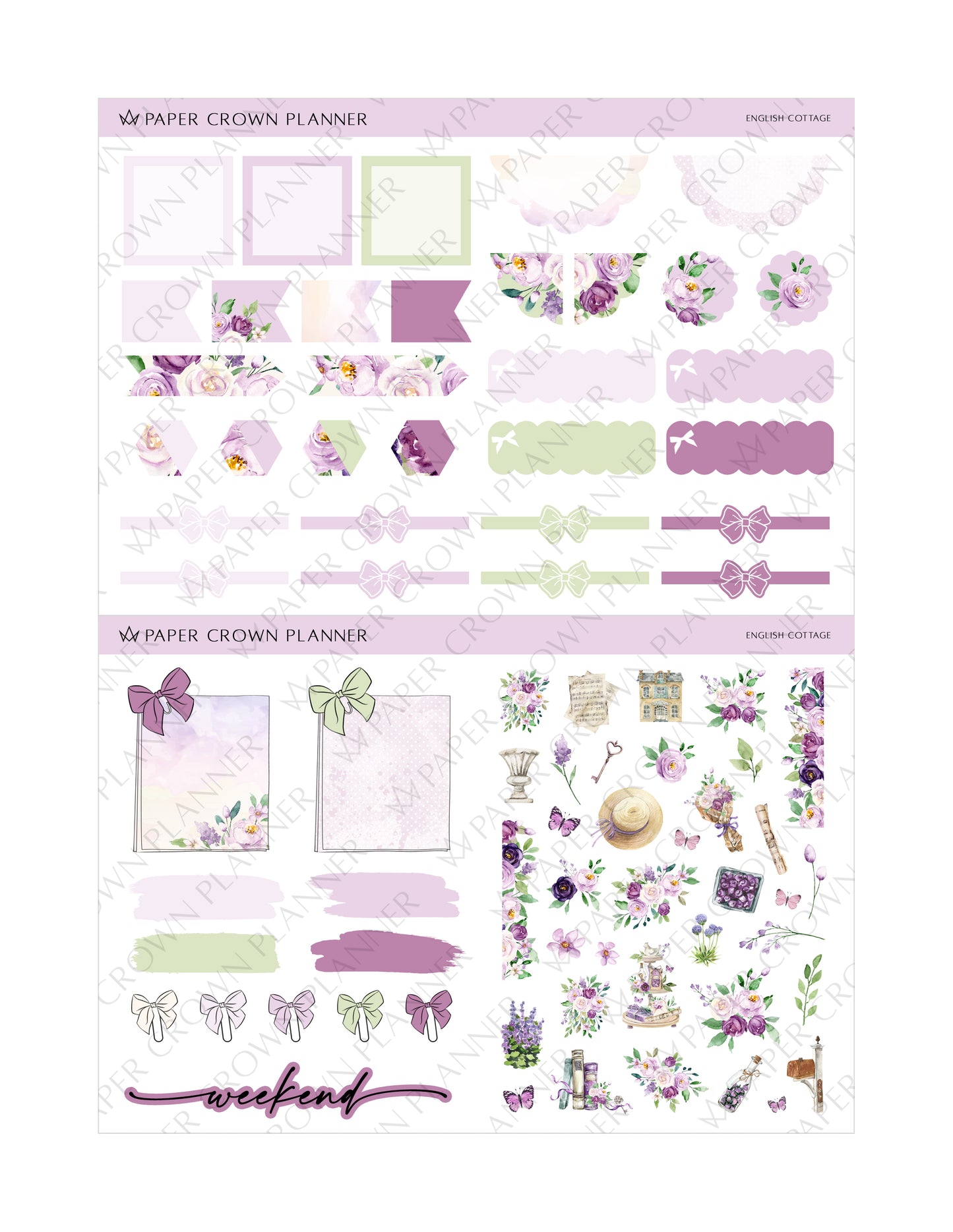 ENGLISH COTTAGE // Weekly Kit