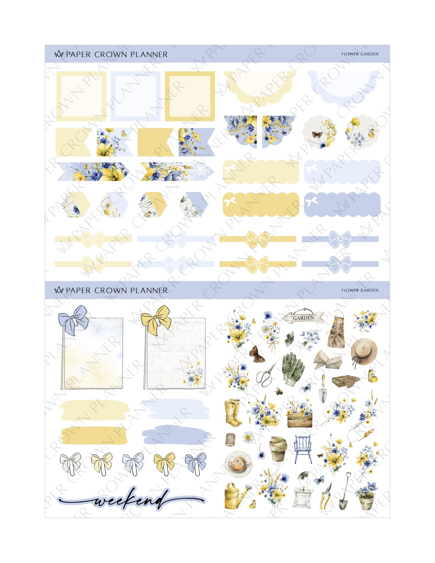 FLOWER GARDEN // Weekly Kit