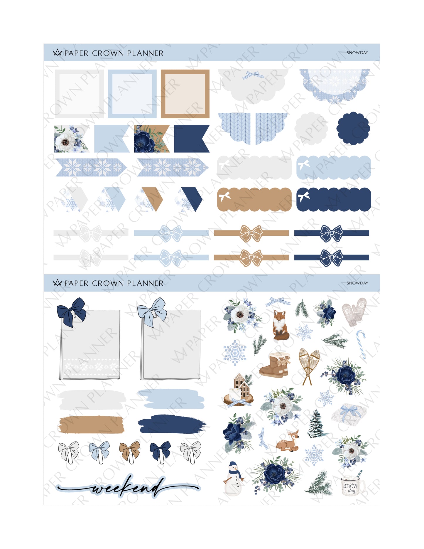 SNOWDAY // Weekly Kit