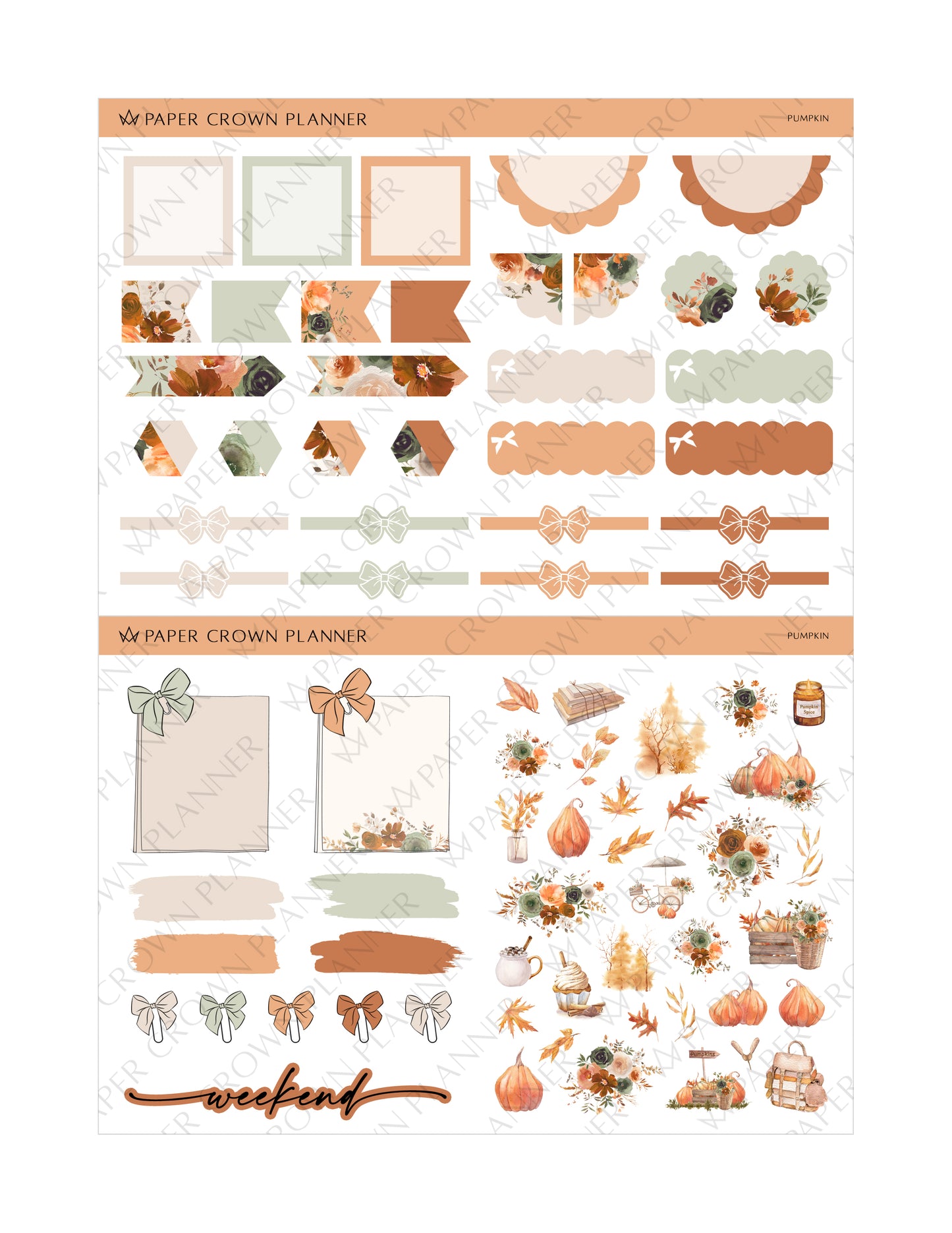 PUMPKIN // Weekly Kit