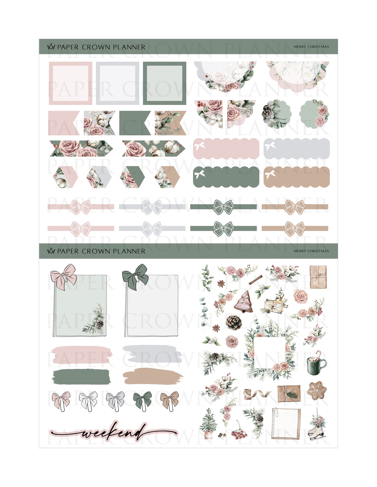 MERRY CHRISTMAS // Weekly Kit