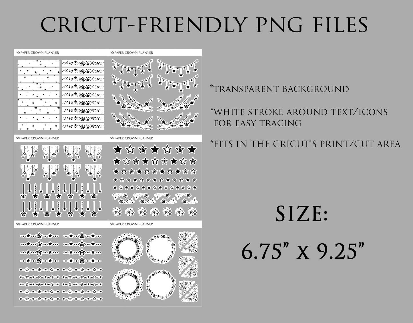 STARS // Foil-Ready Stickers