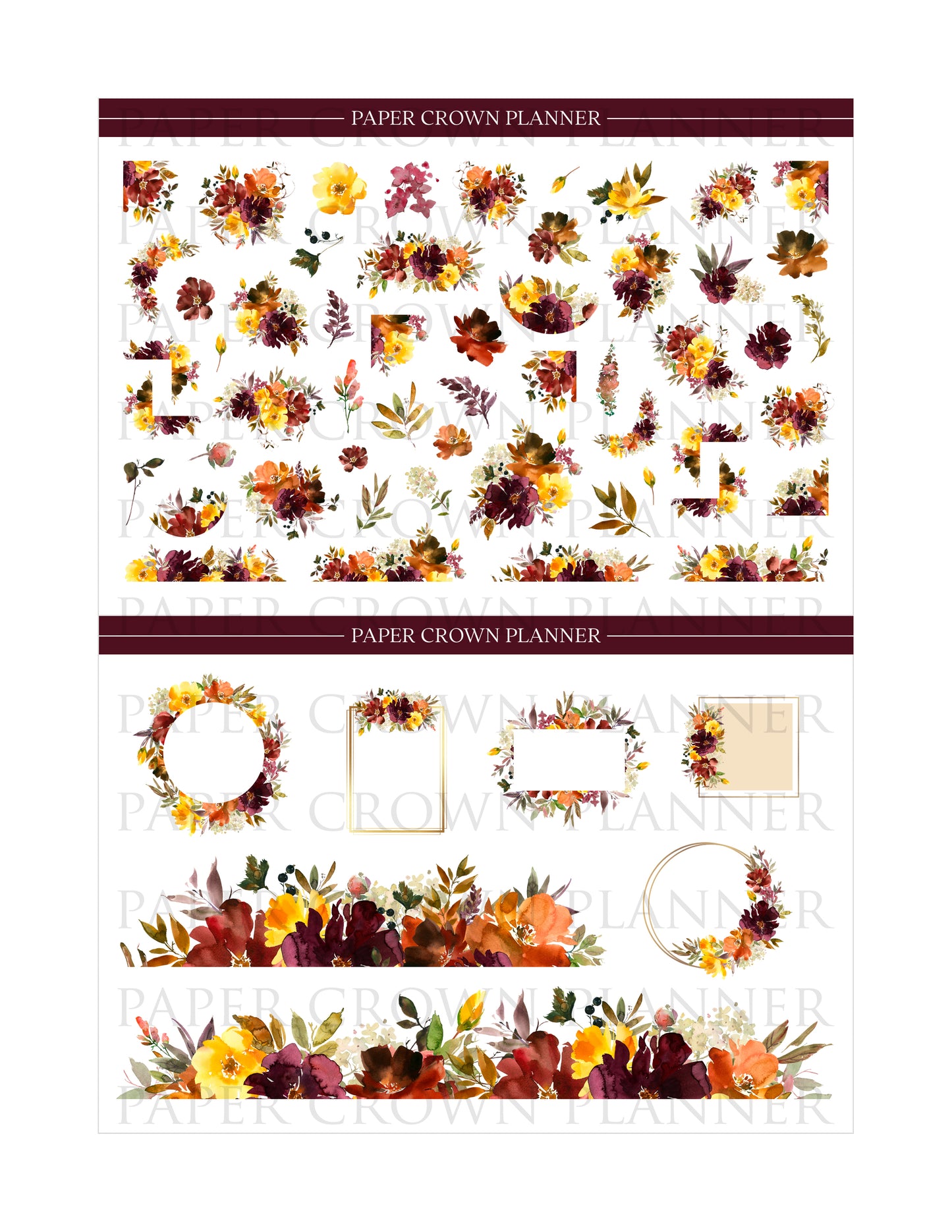 Floral Deco Stickers