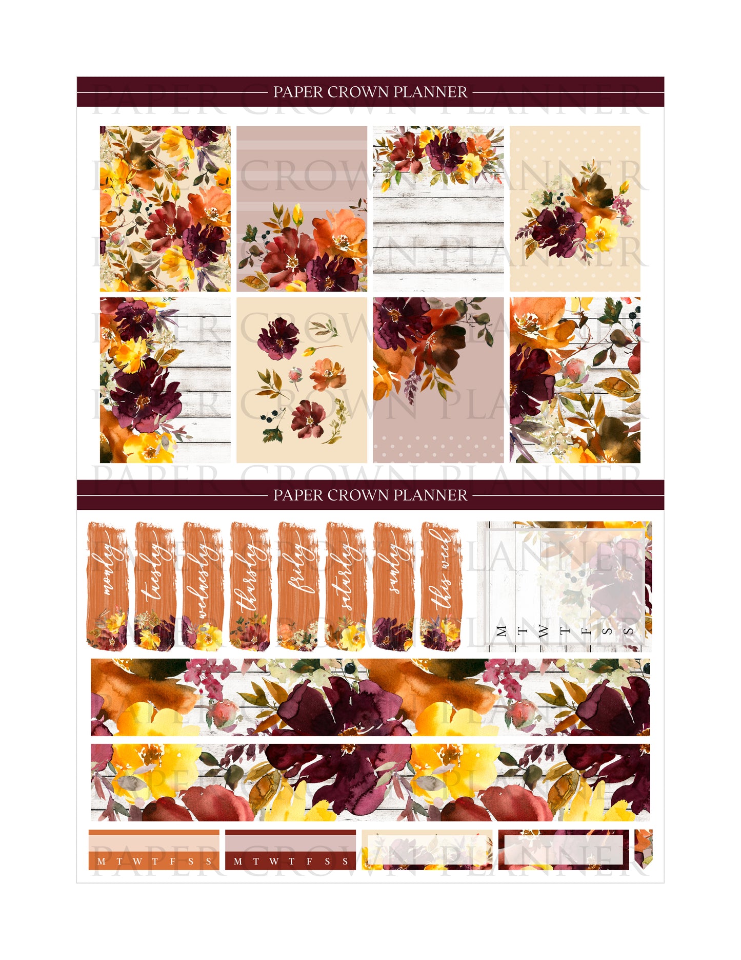 Floral Deco Stickers