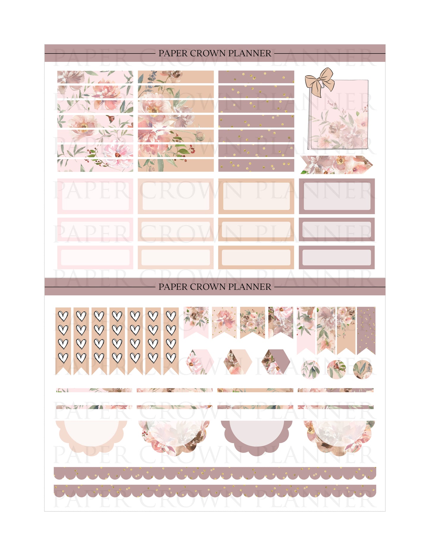 FLORAL DECO STICKERS
