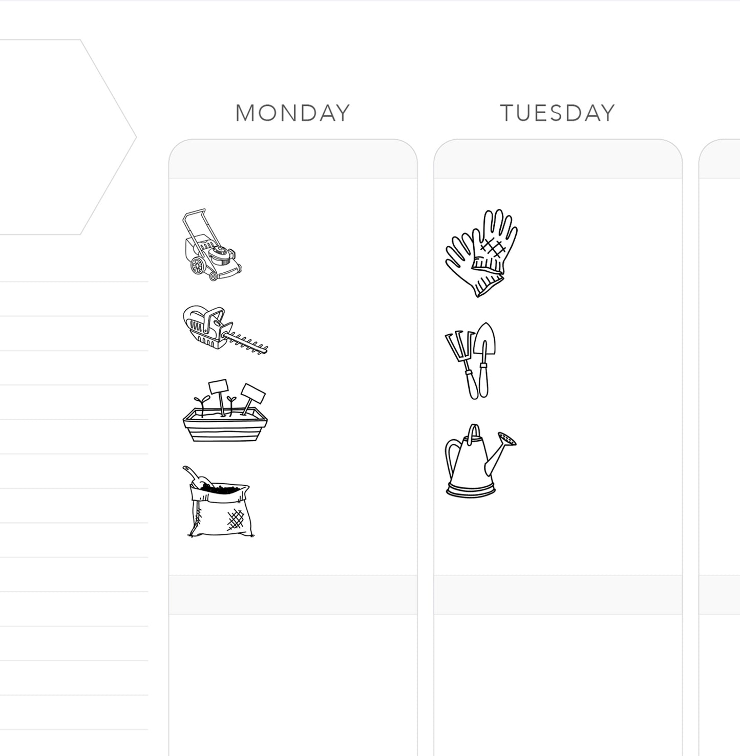 GARDENING // Foil-Ready Icons