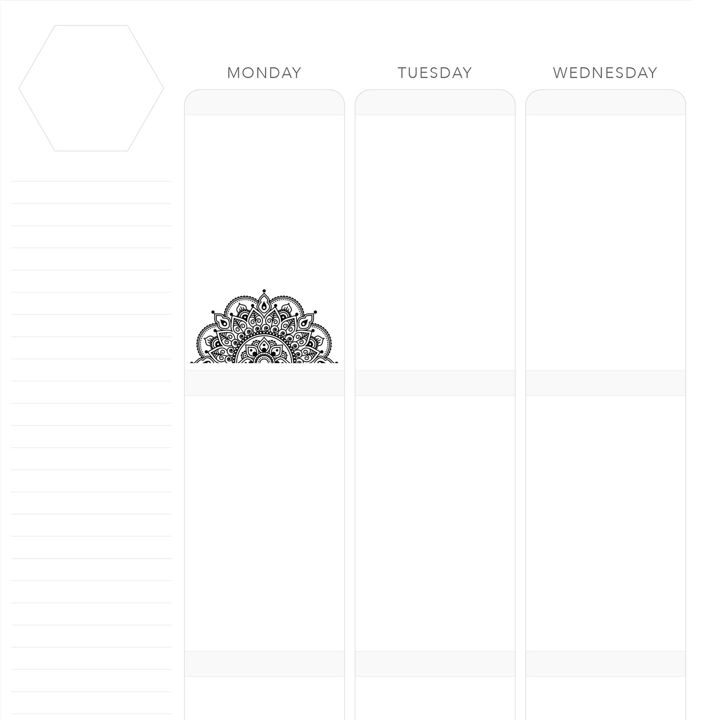 MANDALAS // Foil-Ready Planner Stickers