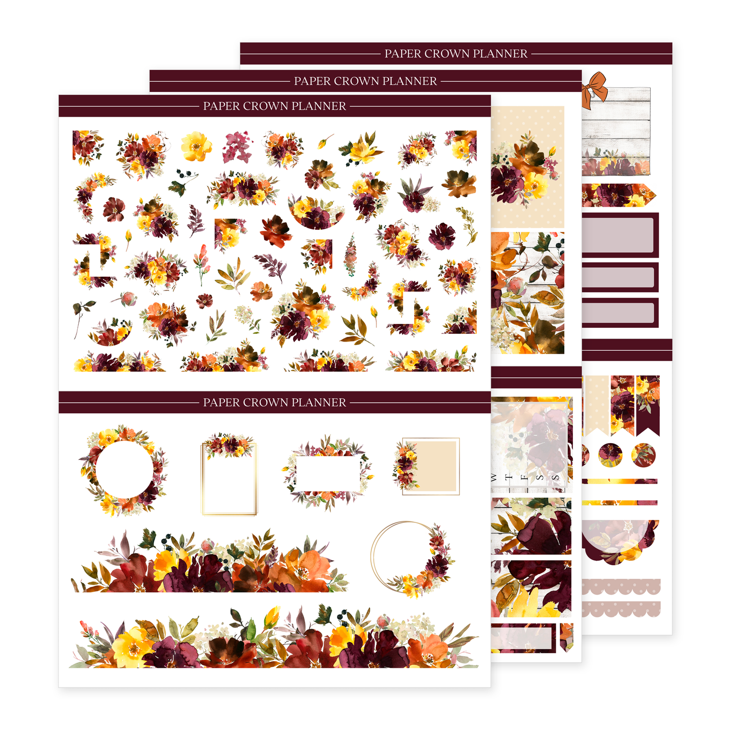 Floral Deco Stickers