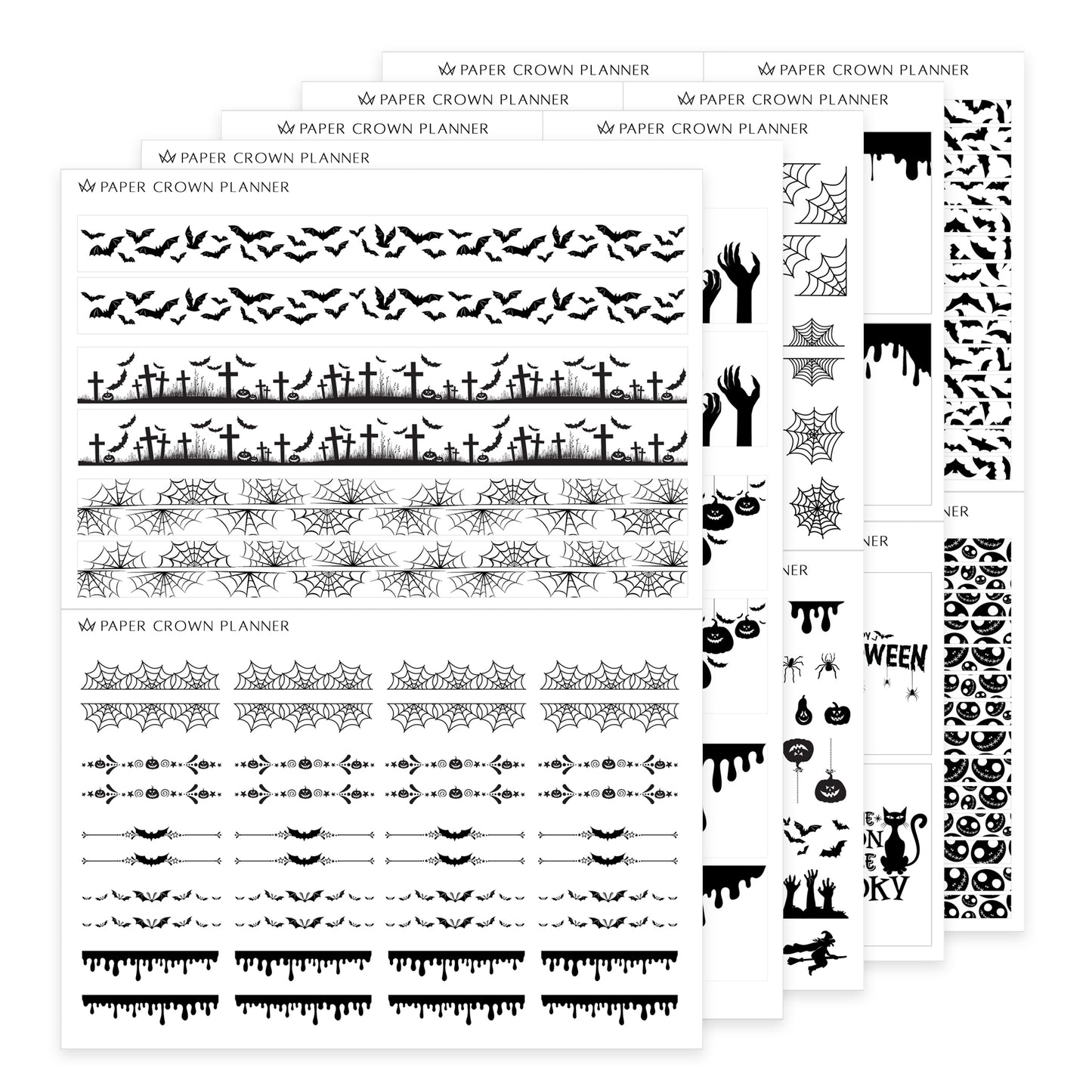 HALLOWEEN BUNDLE // Foil-ready Stickers