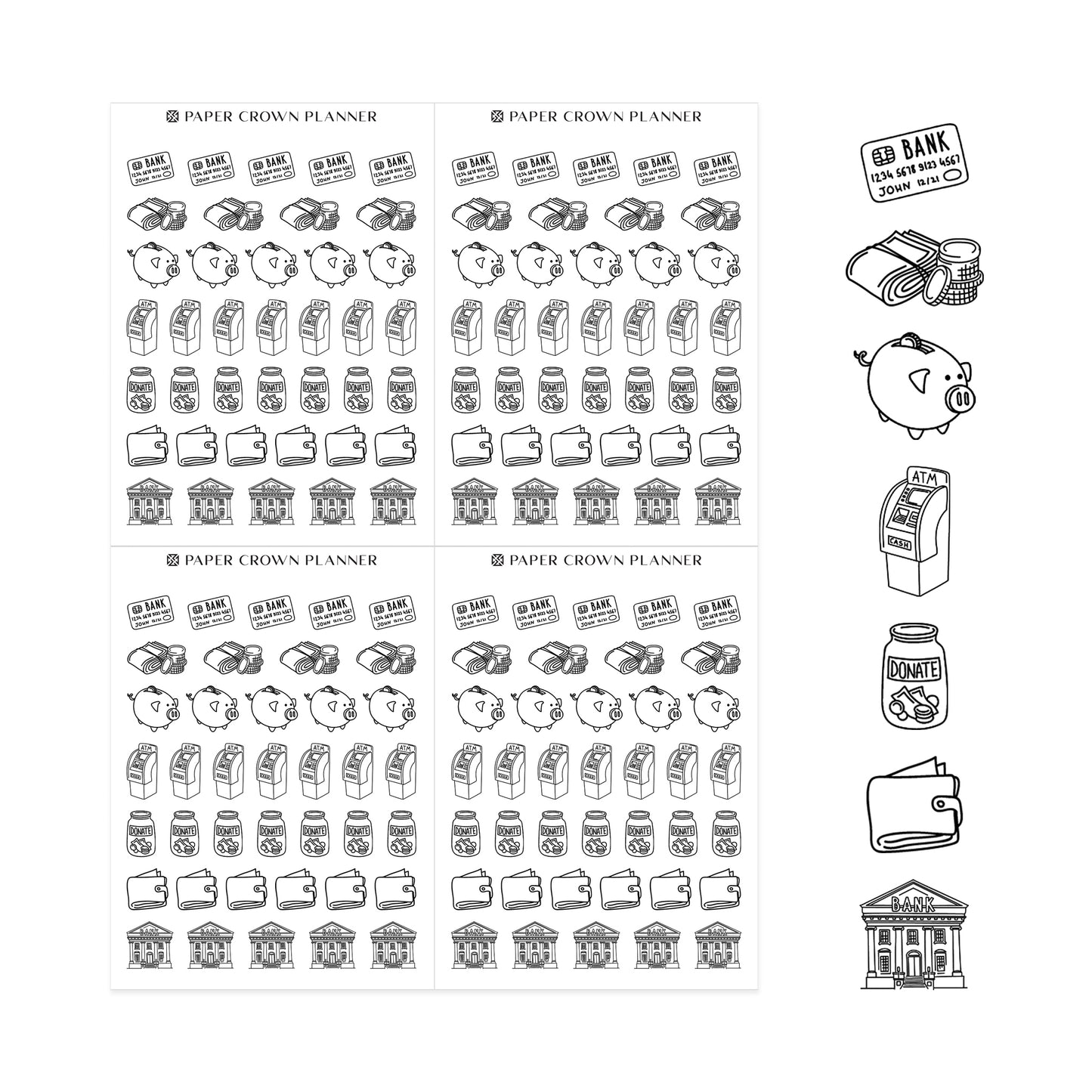 MONEY // Foil-Ready Icons