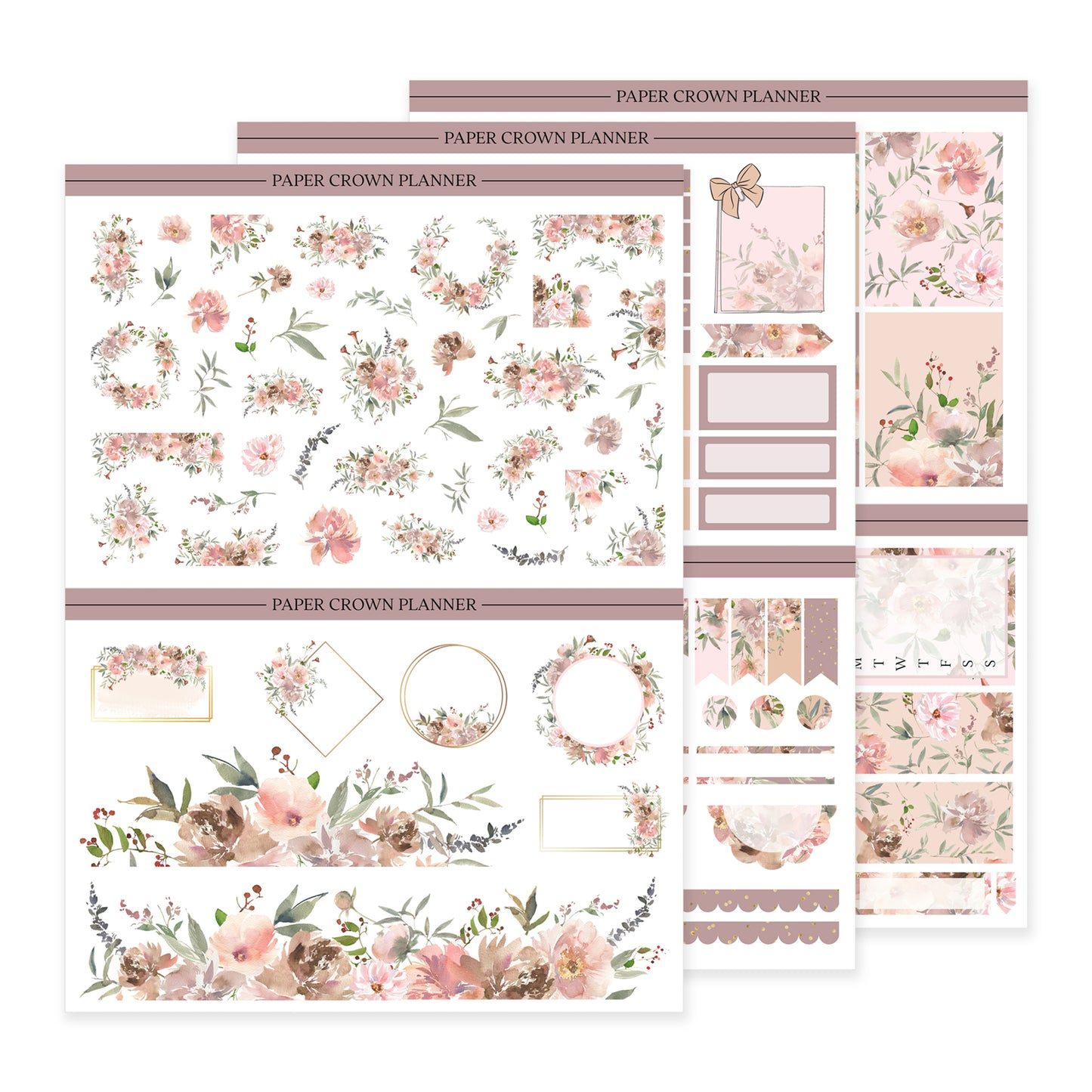 FLORAL DECO STICKERS