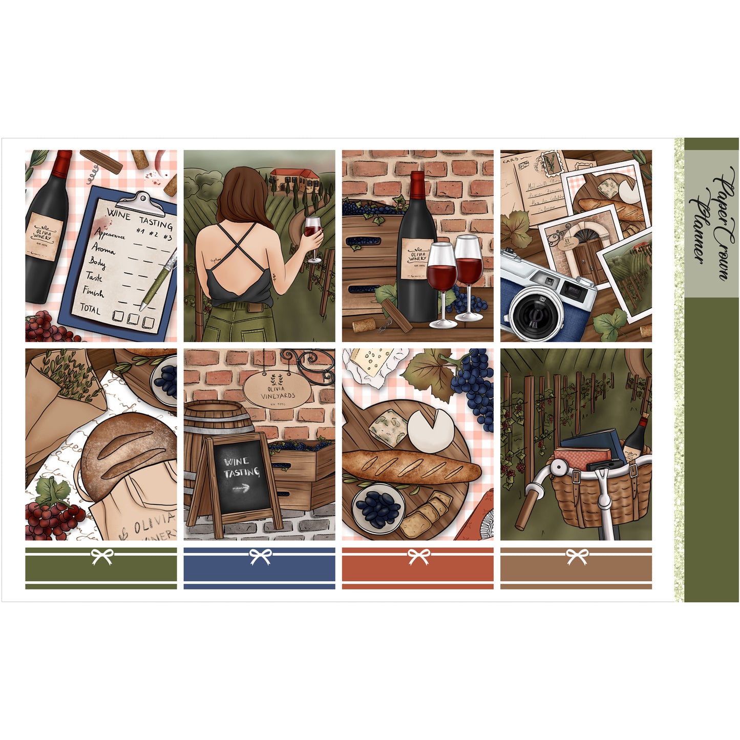 VINEYARD // Weekly Planner Stickers