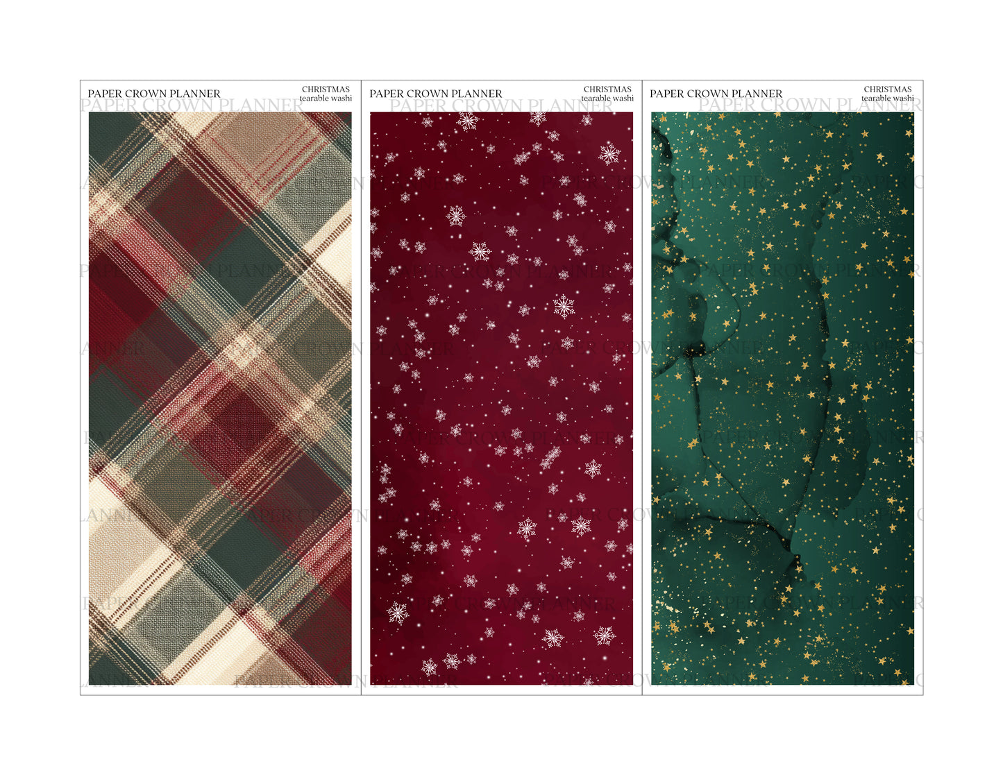 CHRISTMAS // Tearable Washi