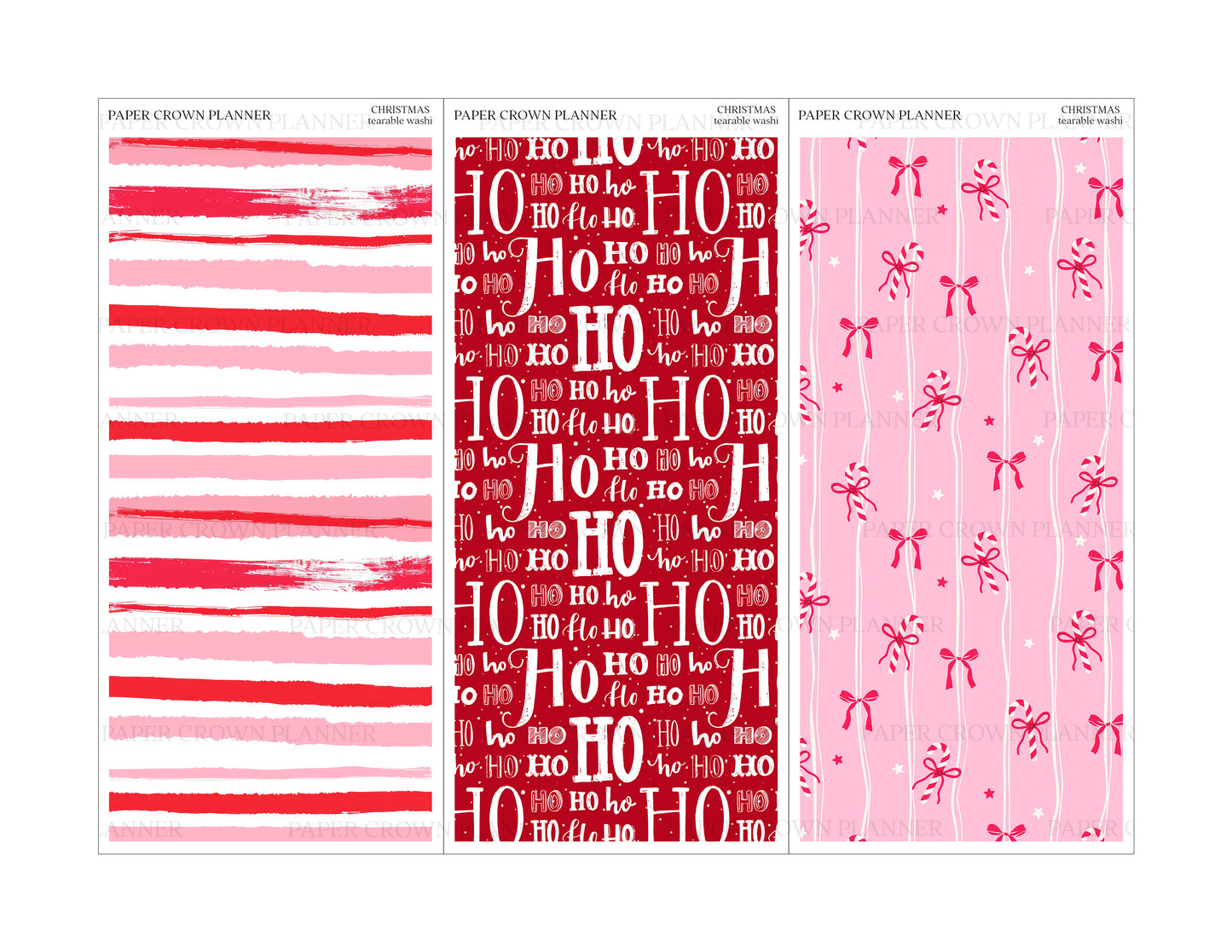 CHRISTMAS // Tearable Washi