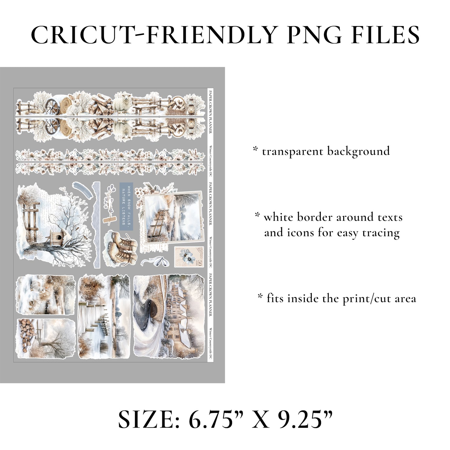 WINTER COUNTRYSIDE // Deco Kit