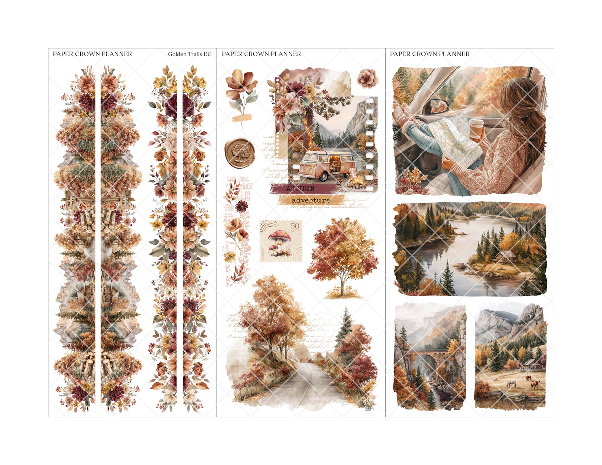 GOLDEN TRAILS // Deco Kit