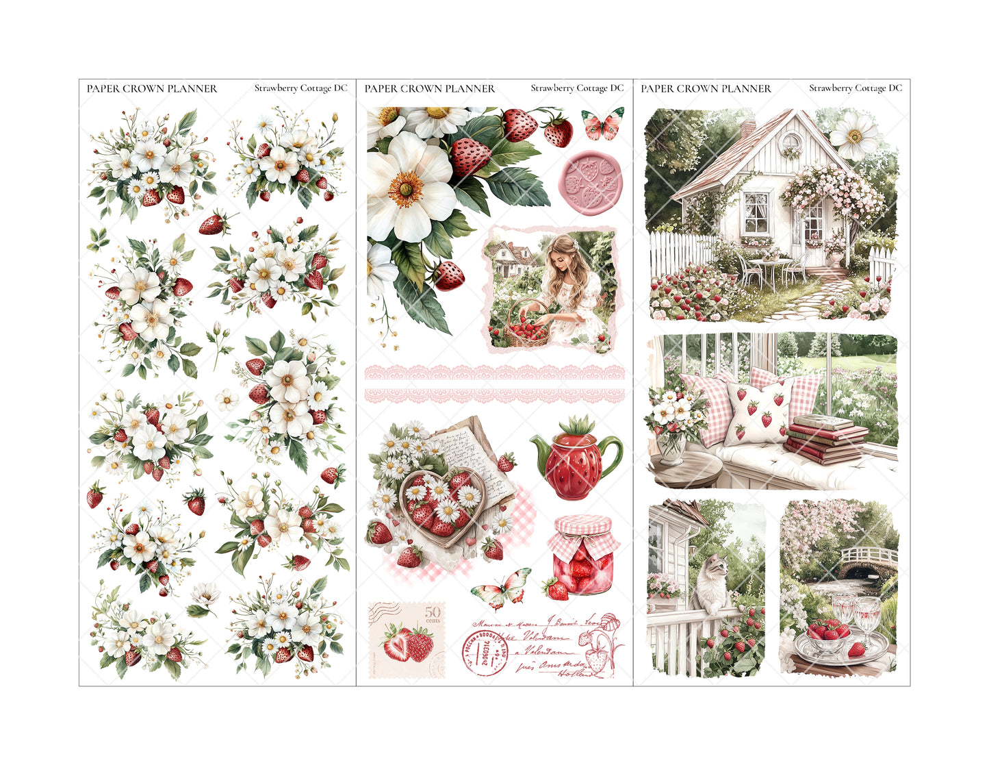 STRAWBERRY COTTAGE // Deco Kit