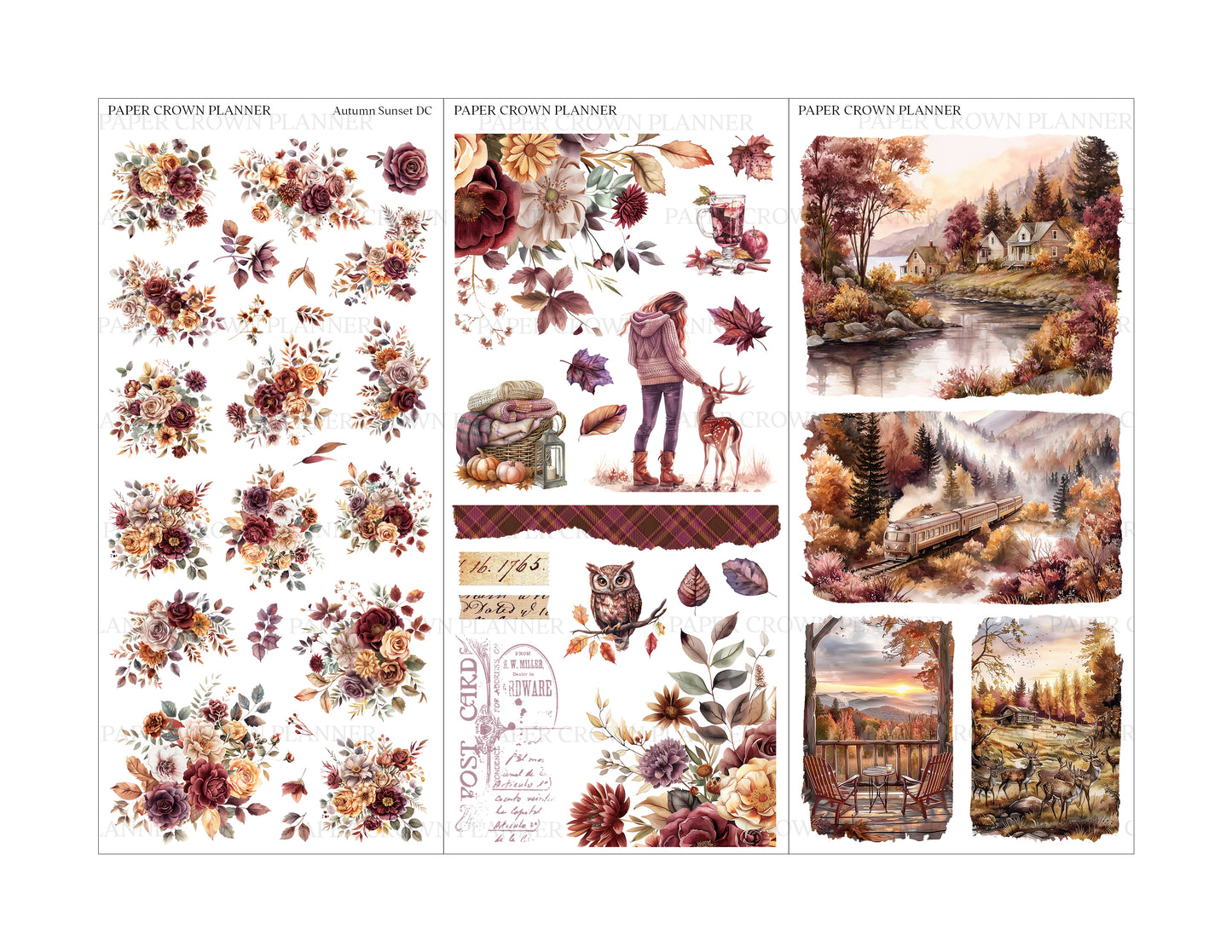 AUTUMN SUNSET // Deco Kit