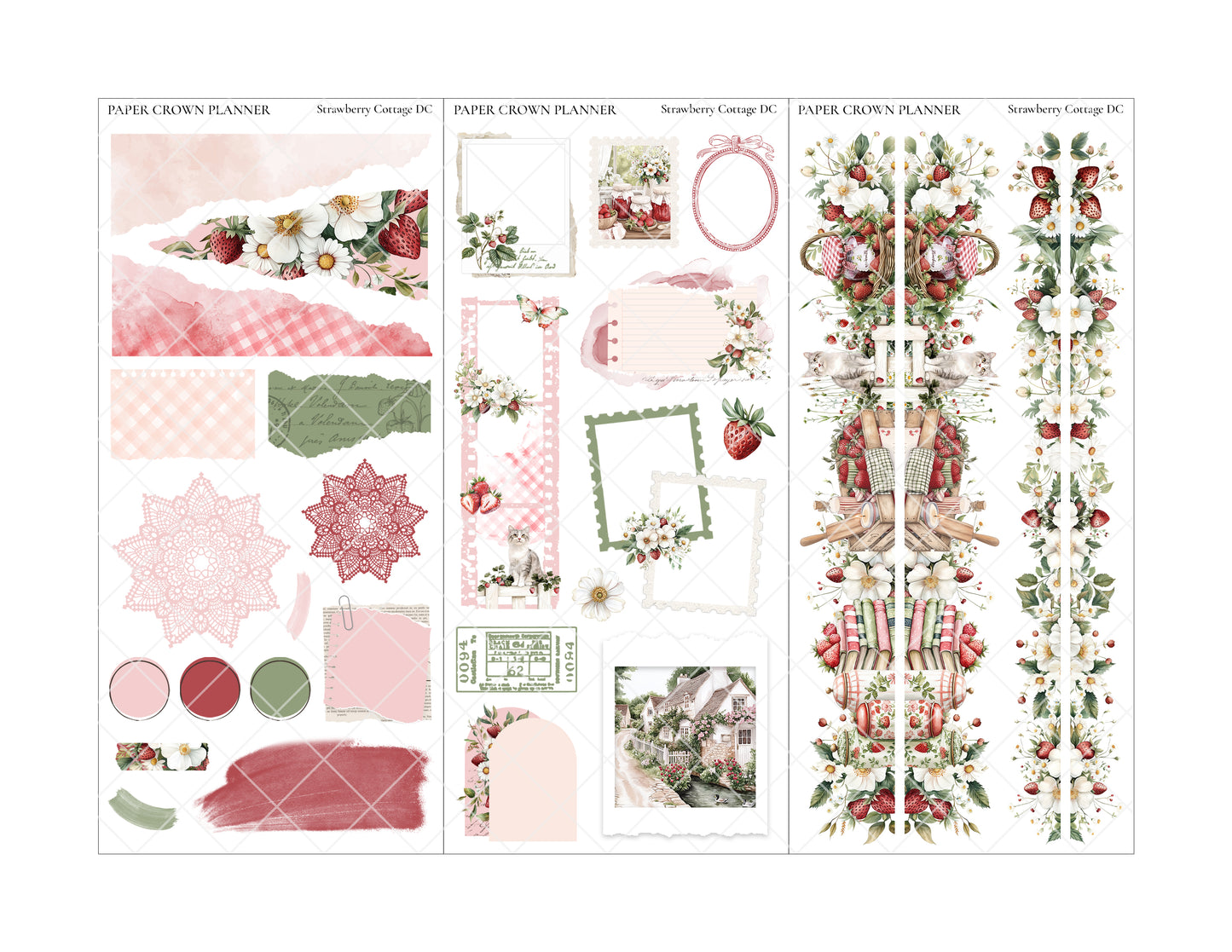 STRAWBERRY COTTAGE // Deco Kit