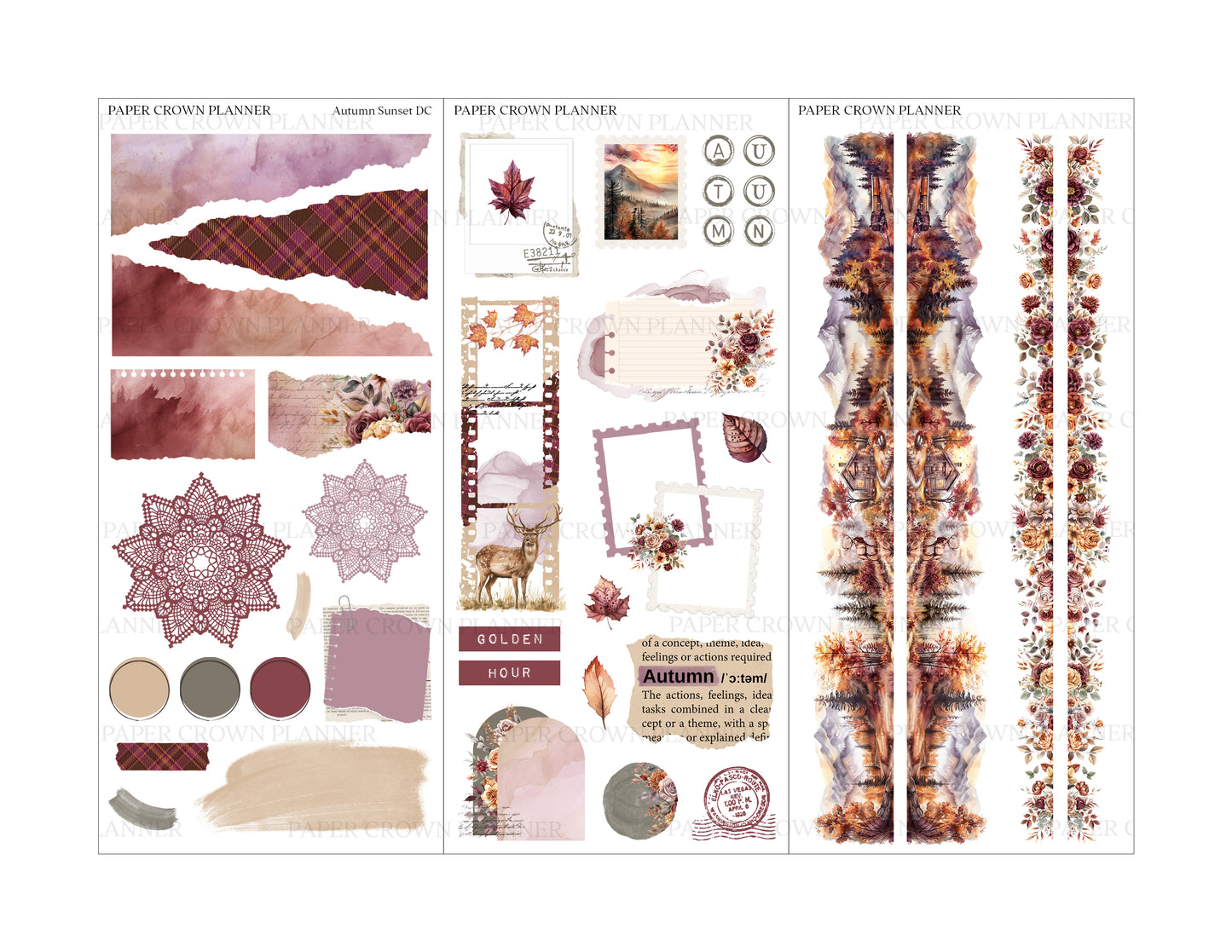 AUTUMN SUNSET // Deco Kit