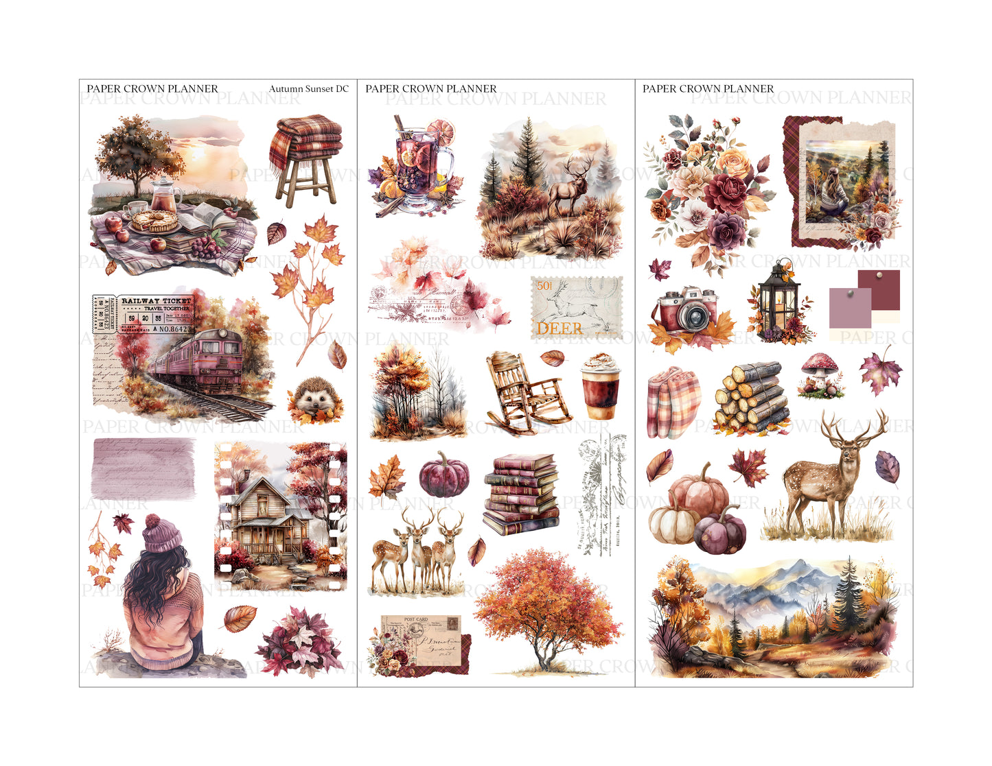 AUTUMN SUNSET // Deco Kit