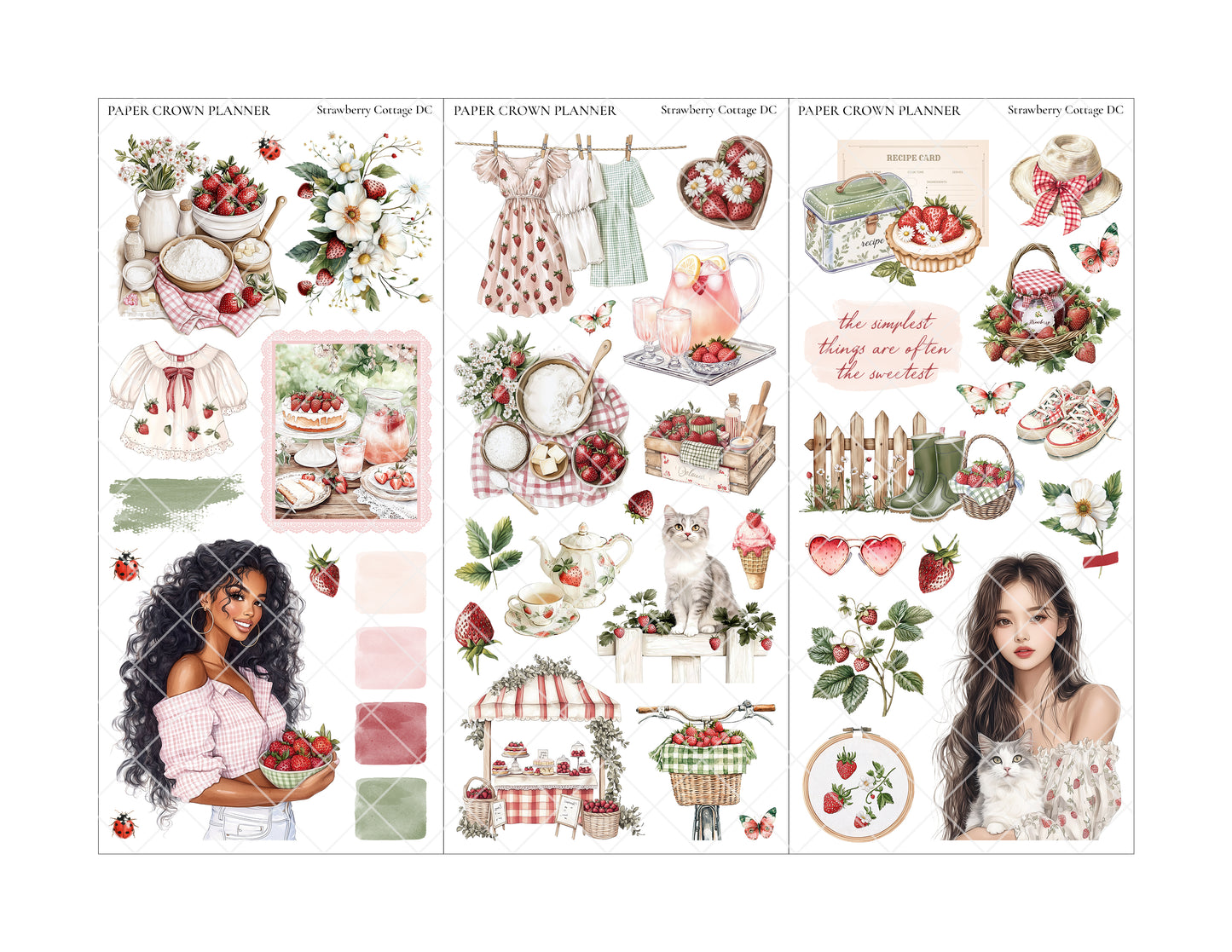 STRAWBERRY COTTAGE // Deco Kit