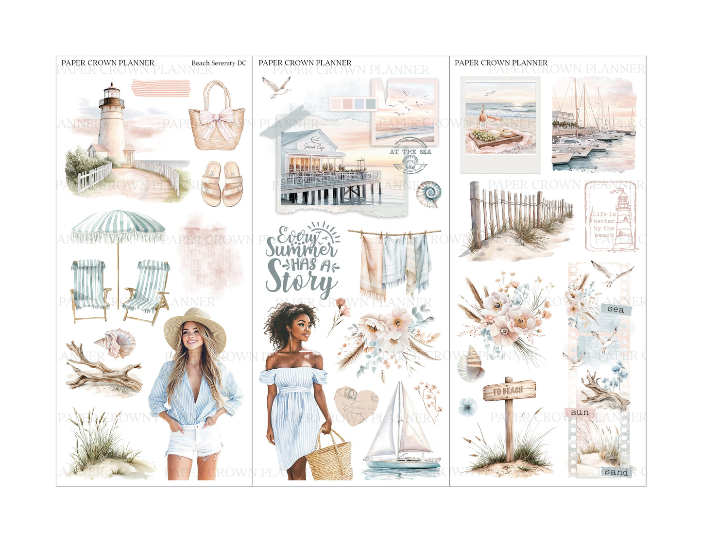 BEACH SERENITY // Deco Kit