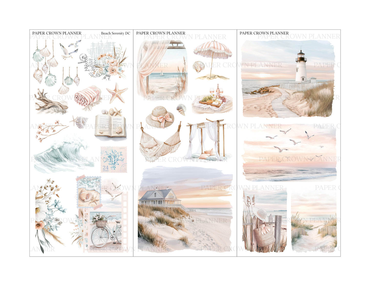 BEACH SERENITY // Deco Kit
