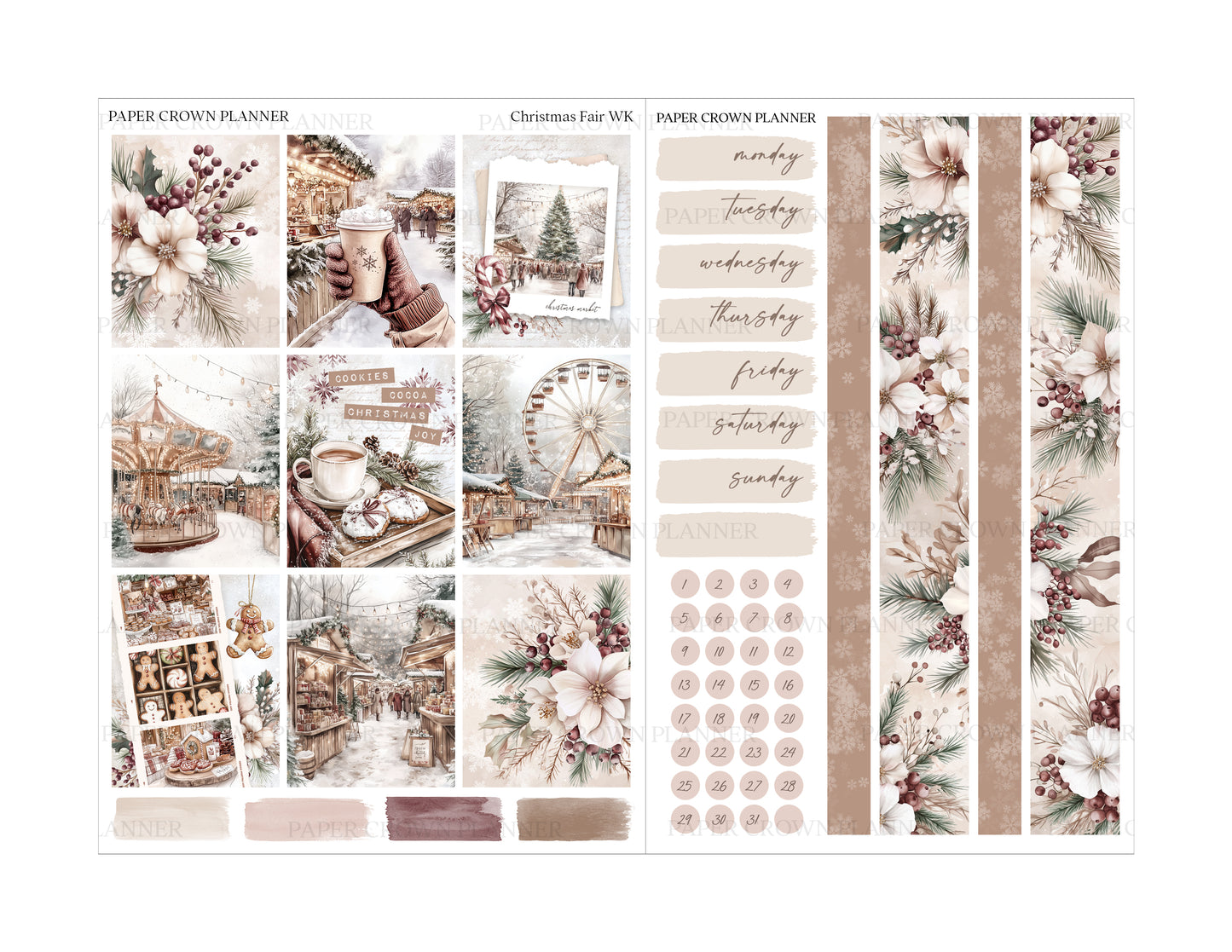 CHRISTMAS FAIR // Weekly Kit