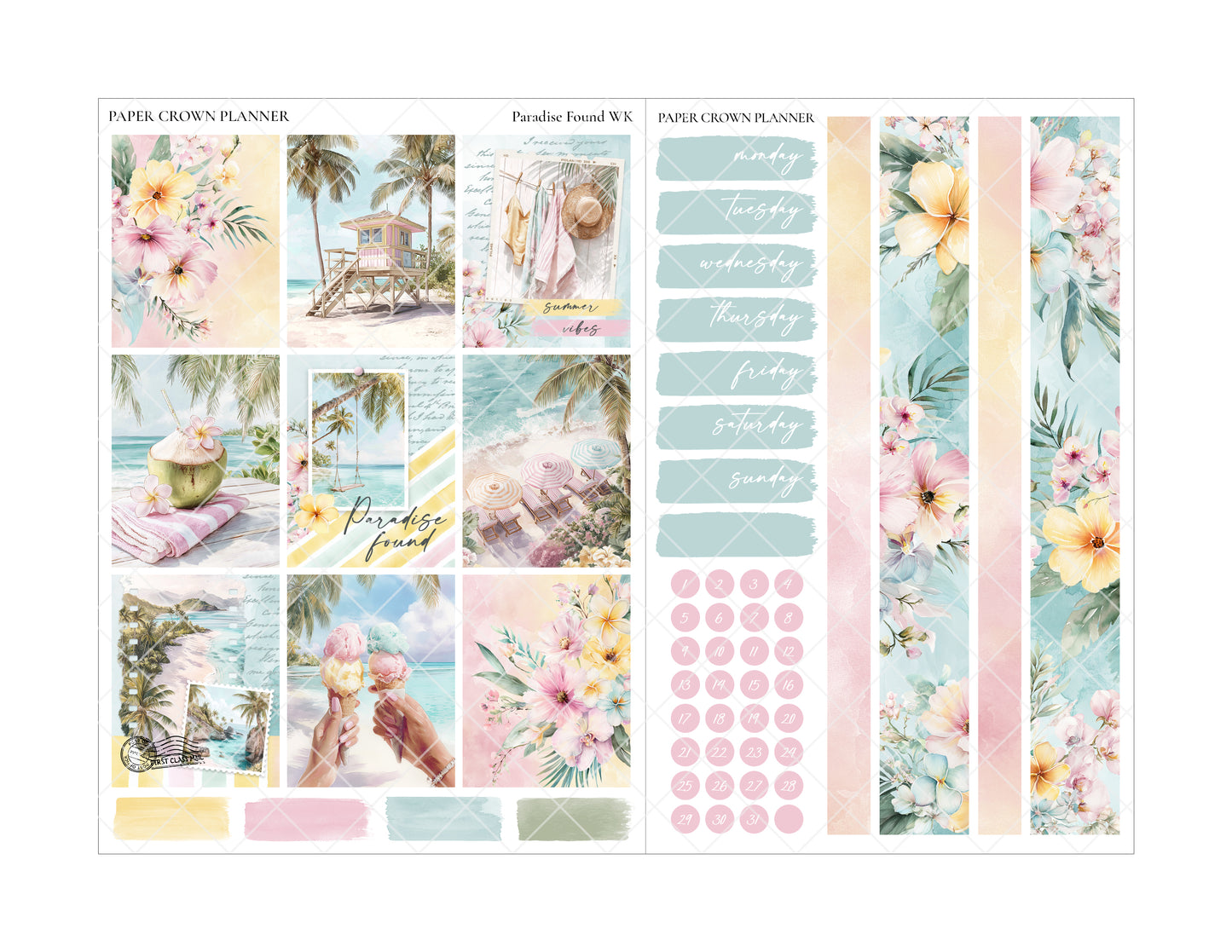PARADISE FOUND // Weekly Kit