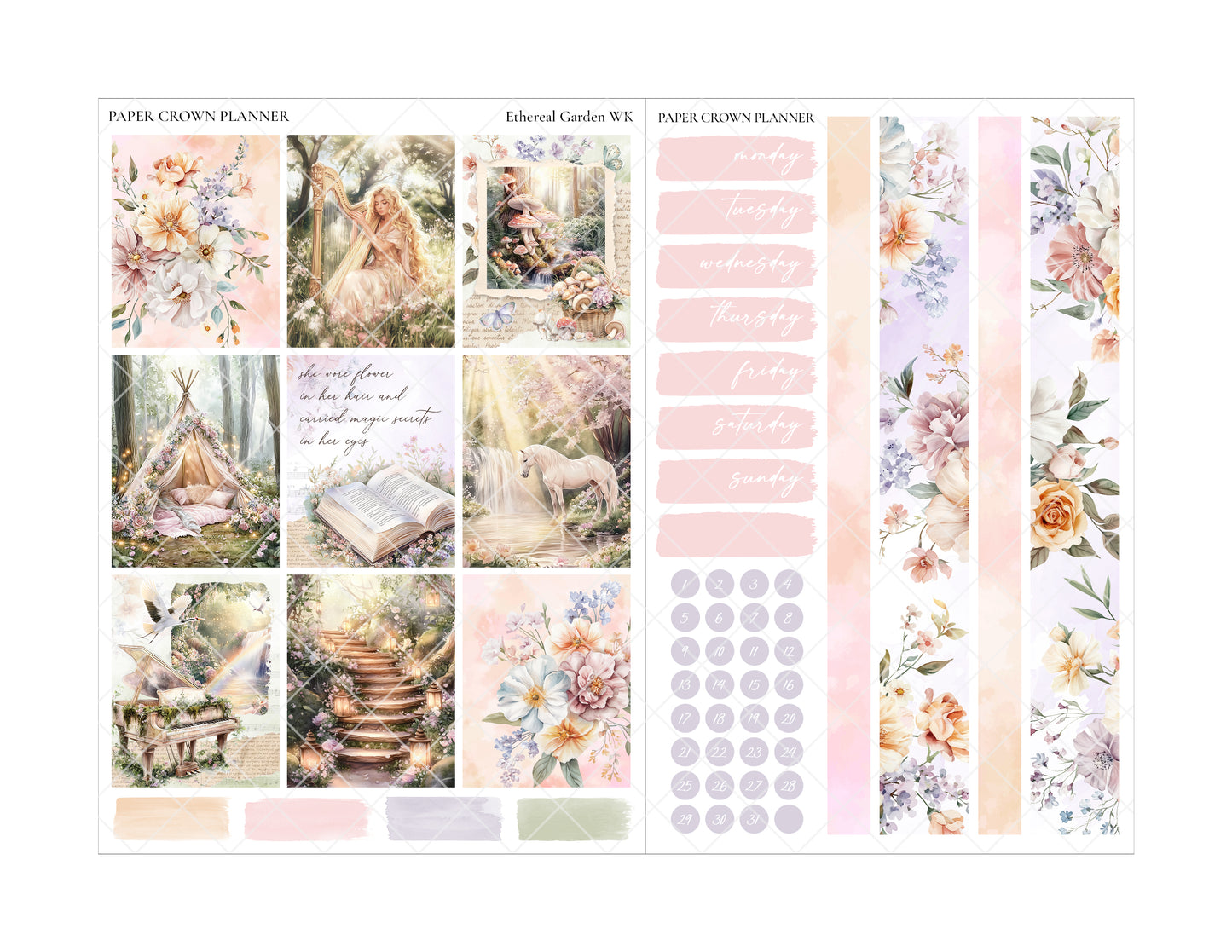 ETHEREAL GARDEN // Weekly Kit
