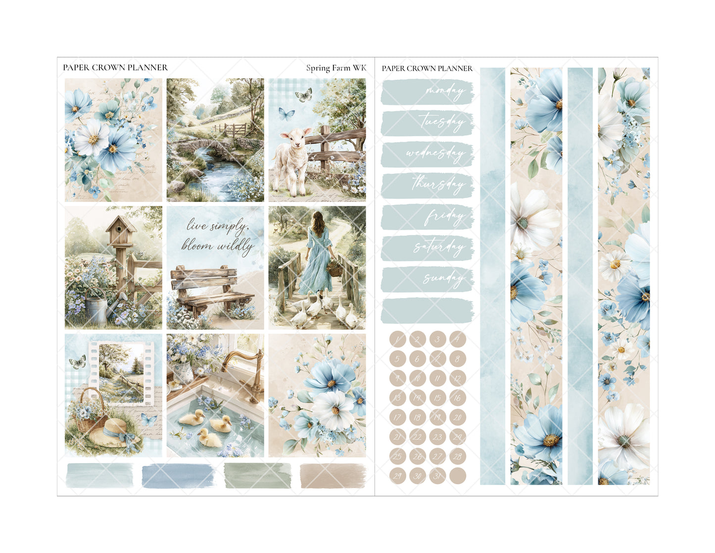 SPRING FARM // Weekly Kit