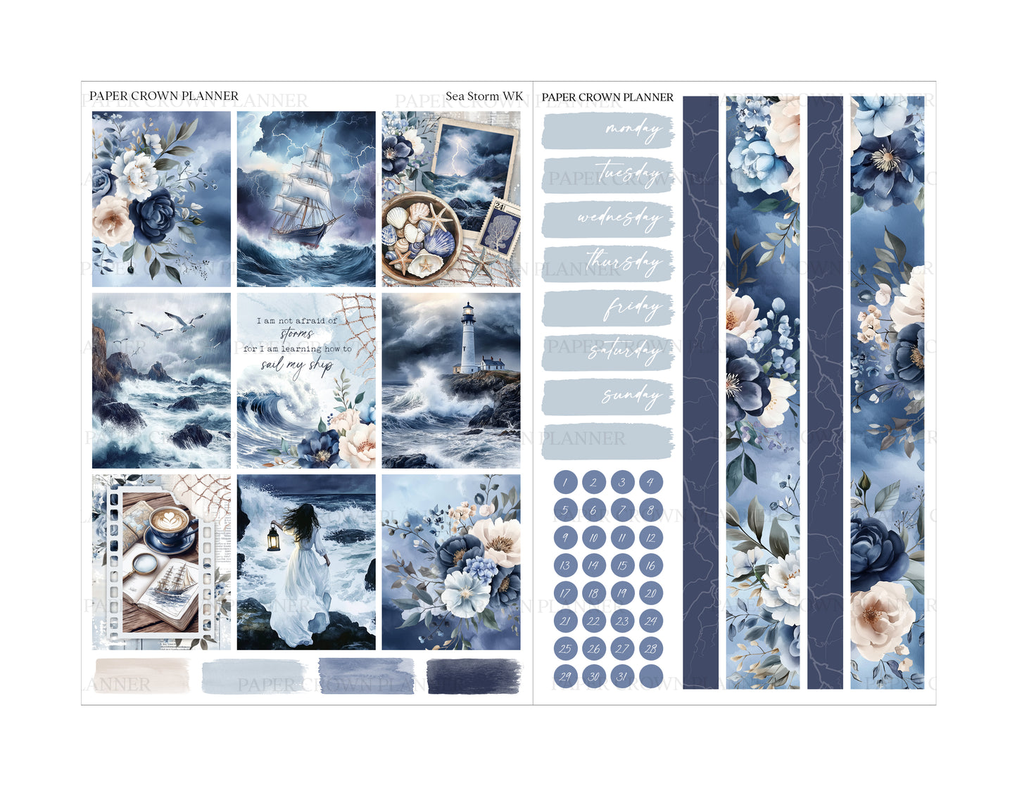 SEA STORM // Weekly Kit