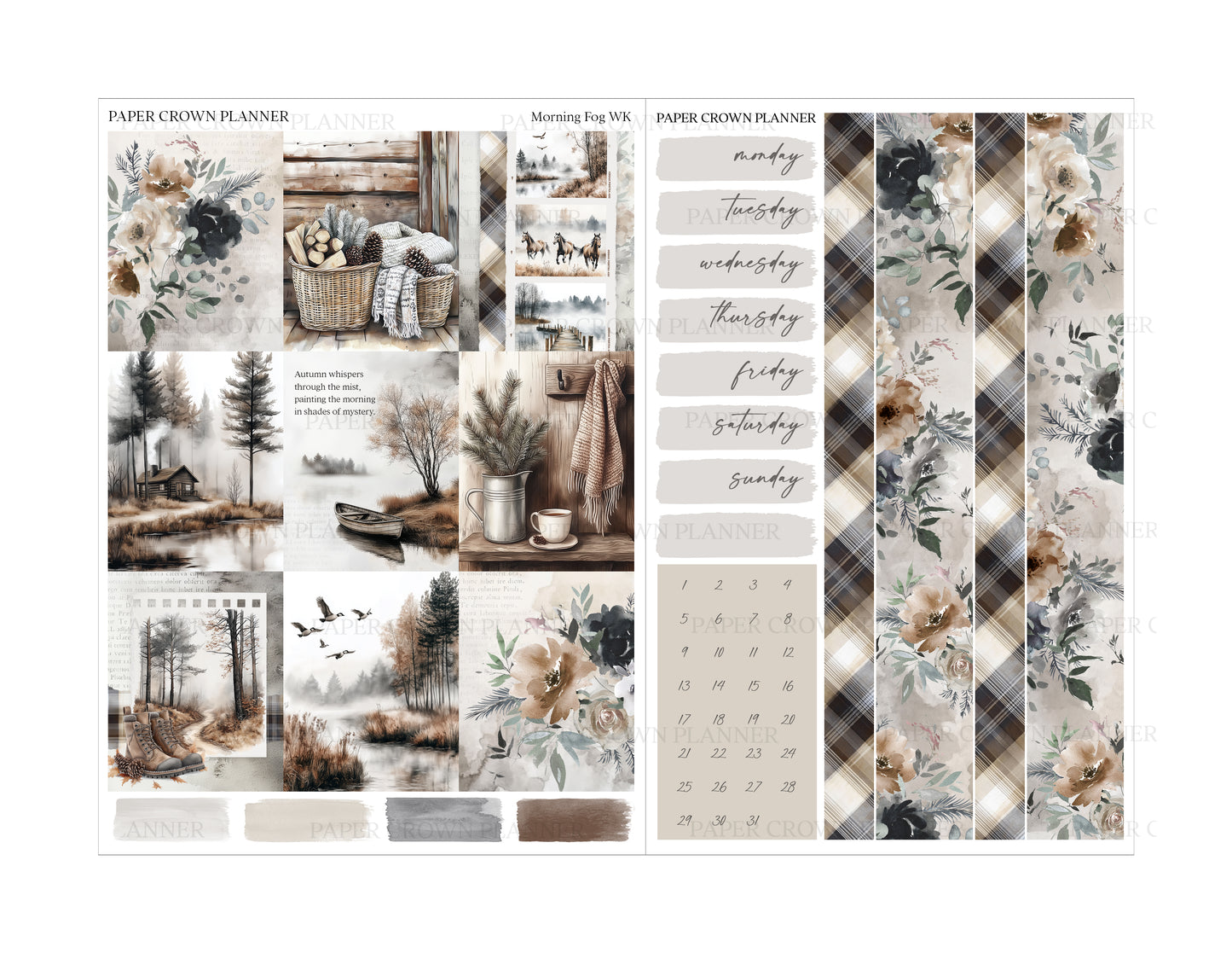 MORNING FOG // Weekly Kit