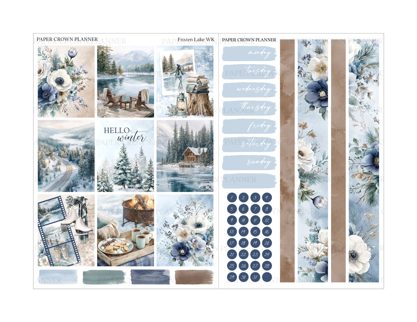 FROZEN LAKE // Weekly Kit