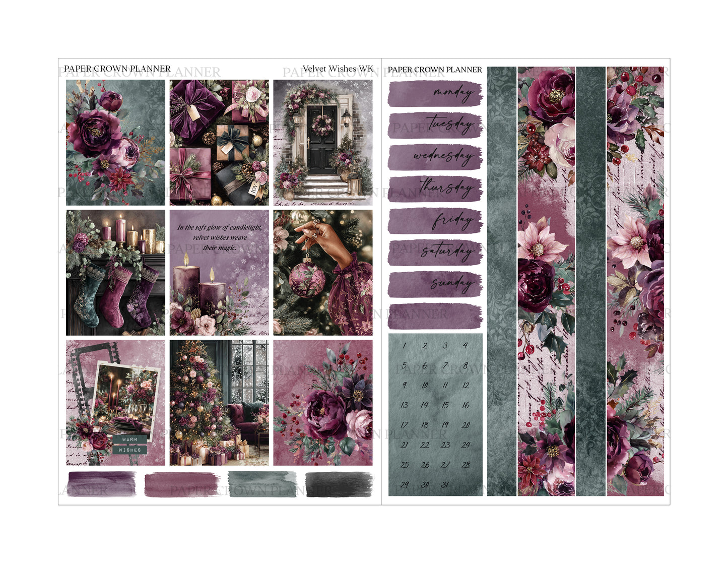 VELVET WISHES // Weekly Kit