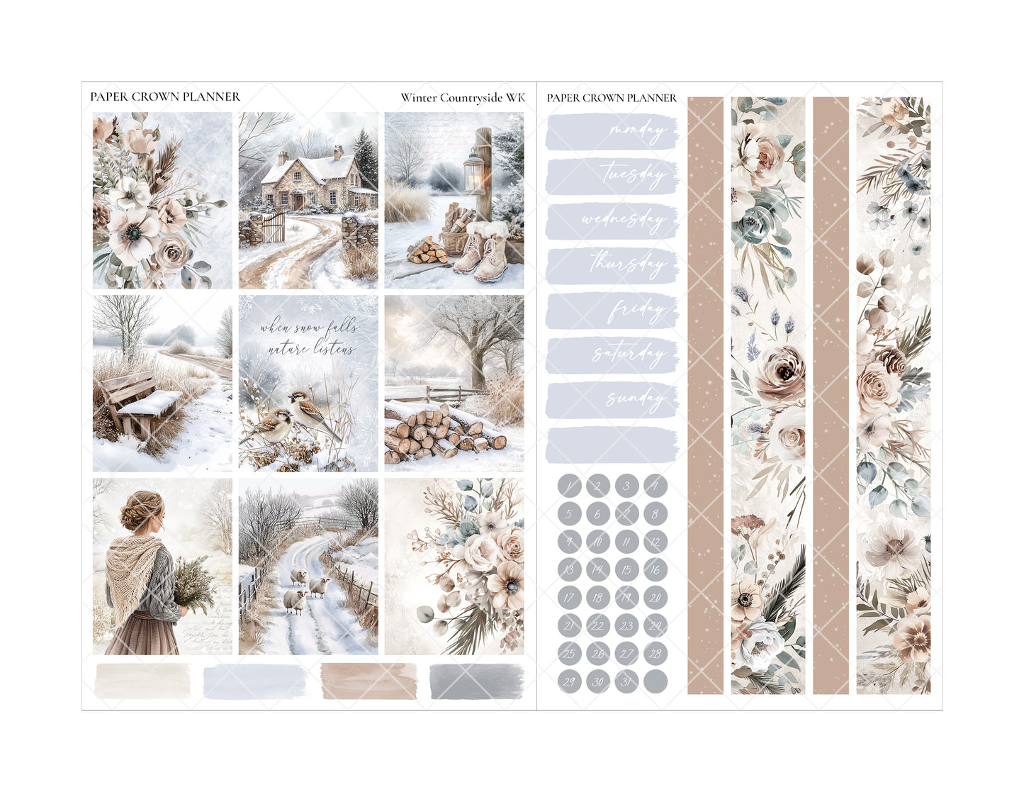 WINTER COUNTRYSIDE // Weekly Kit