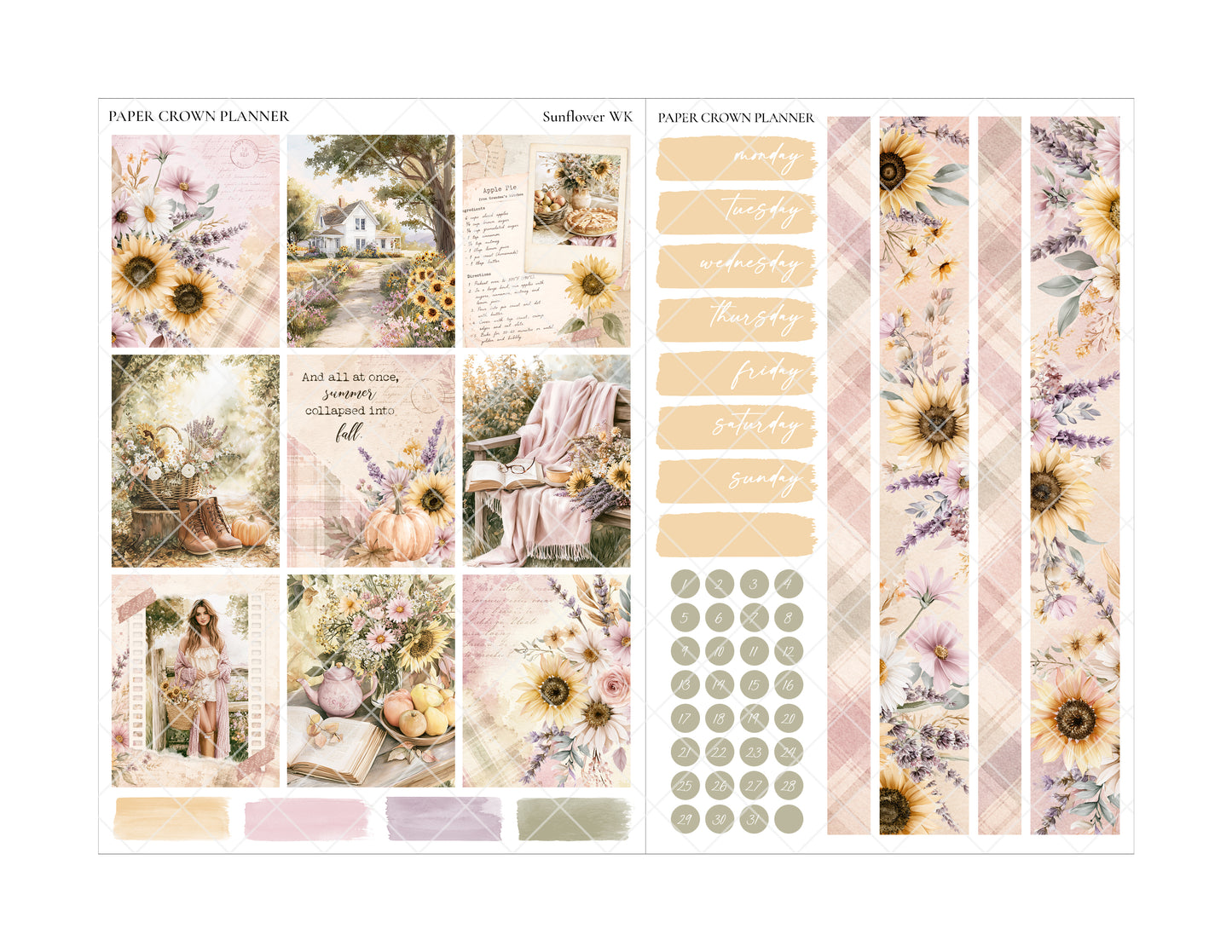 SUNFLOWER // Weekly Kit