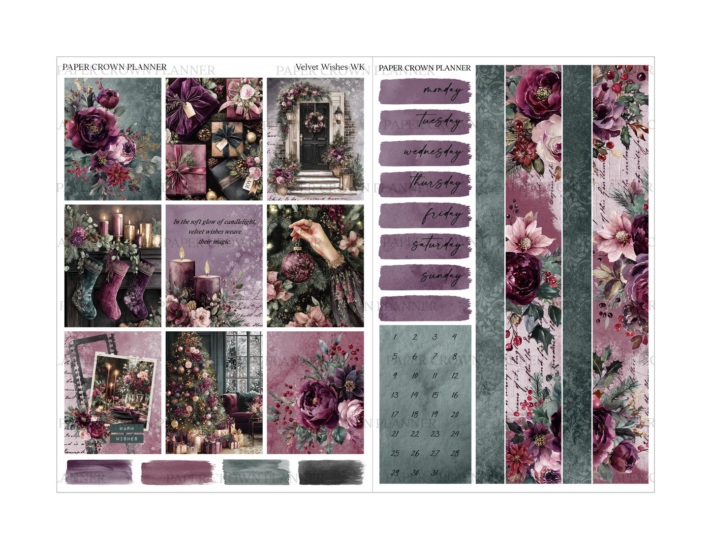 VELVET WISHES // Weekly Kit