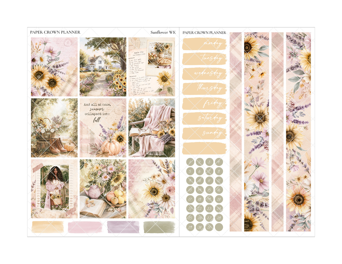 SUNFLOWER // Weekly Kit