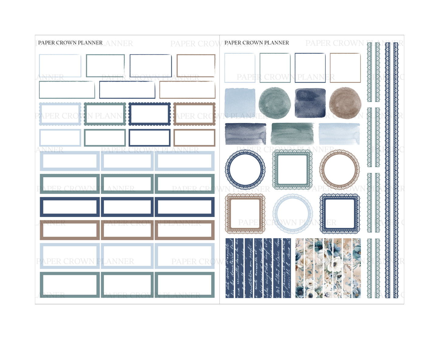 FROZEN LAKE // Weekly Kit